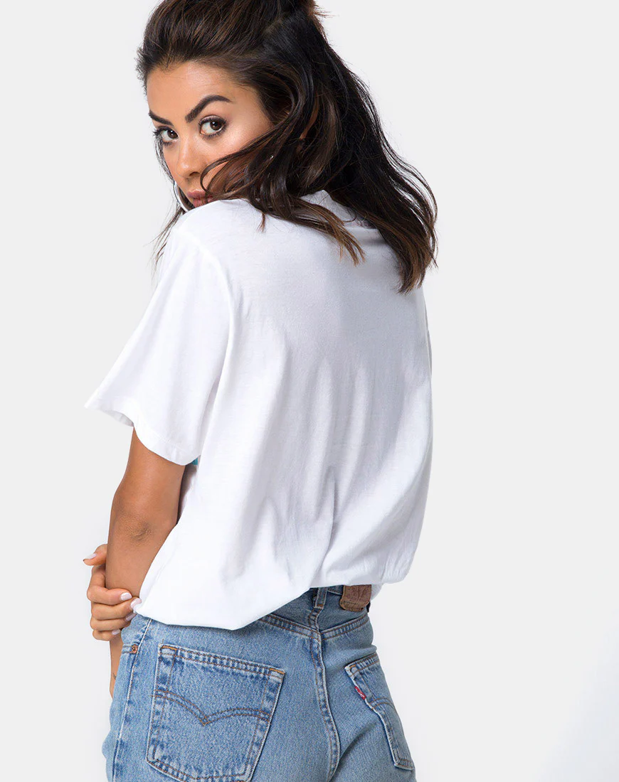 Oversize Basic Tee in I unfollowed You - Awmao