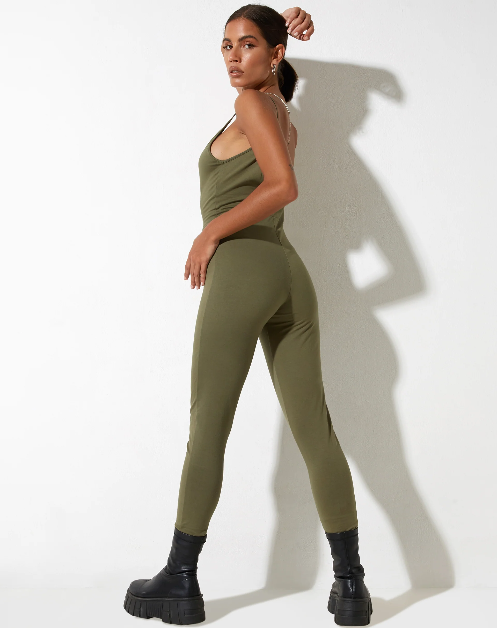 Leola Unitard in Grape Leaf - Awmao