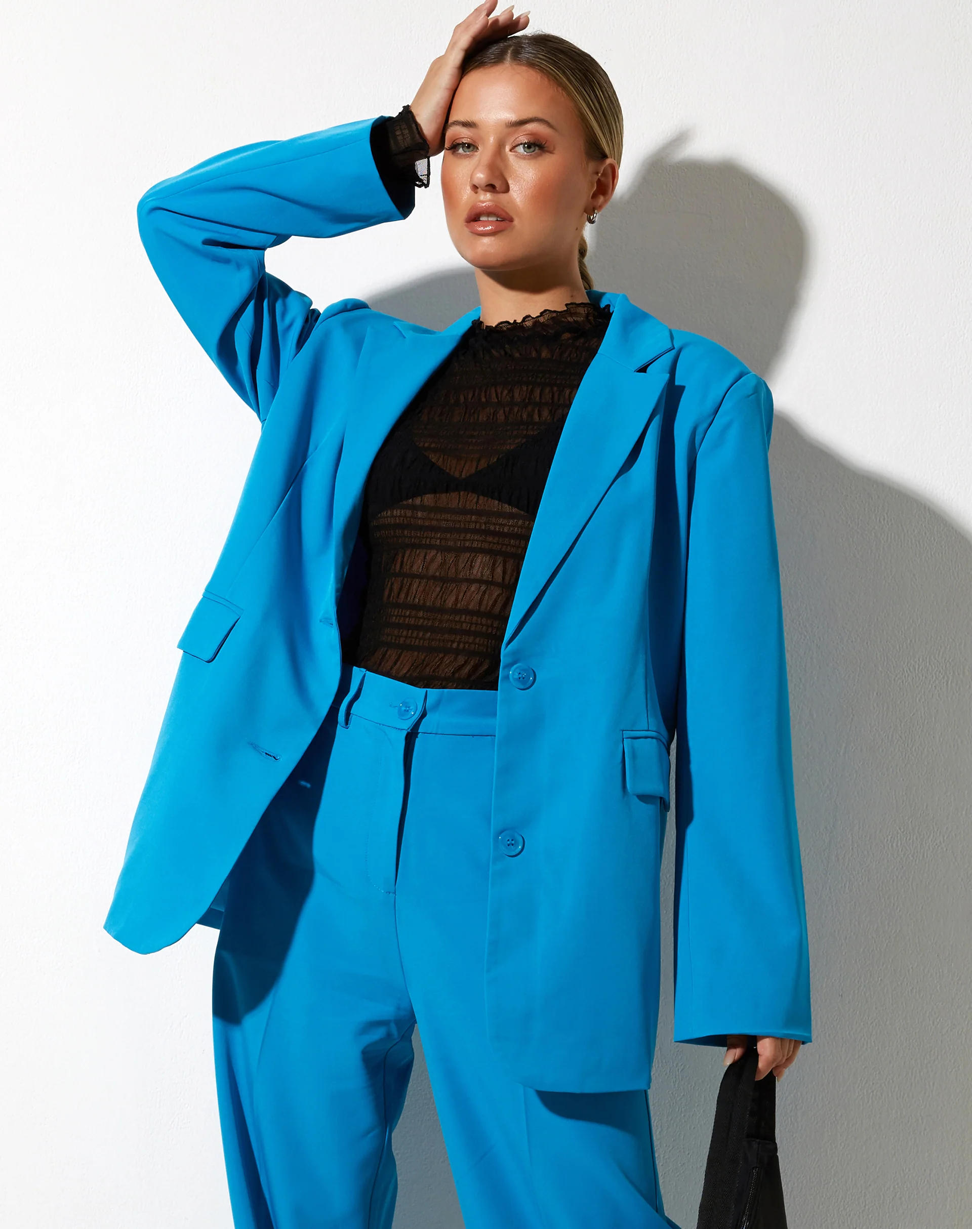 Maiwa Blazer in Tailoring Blue - Awmao