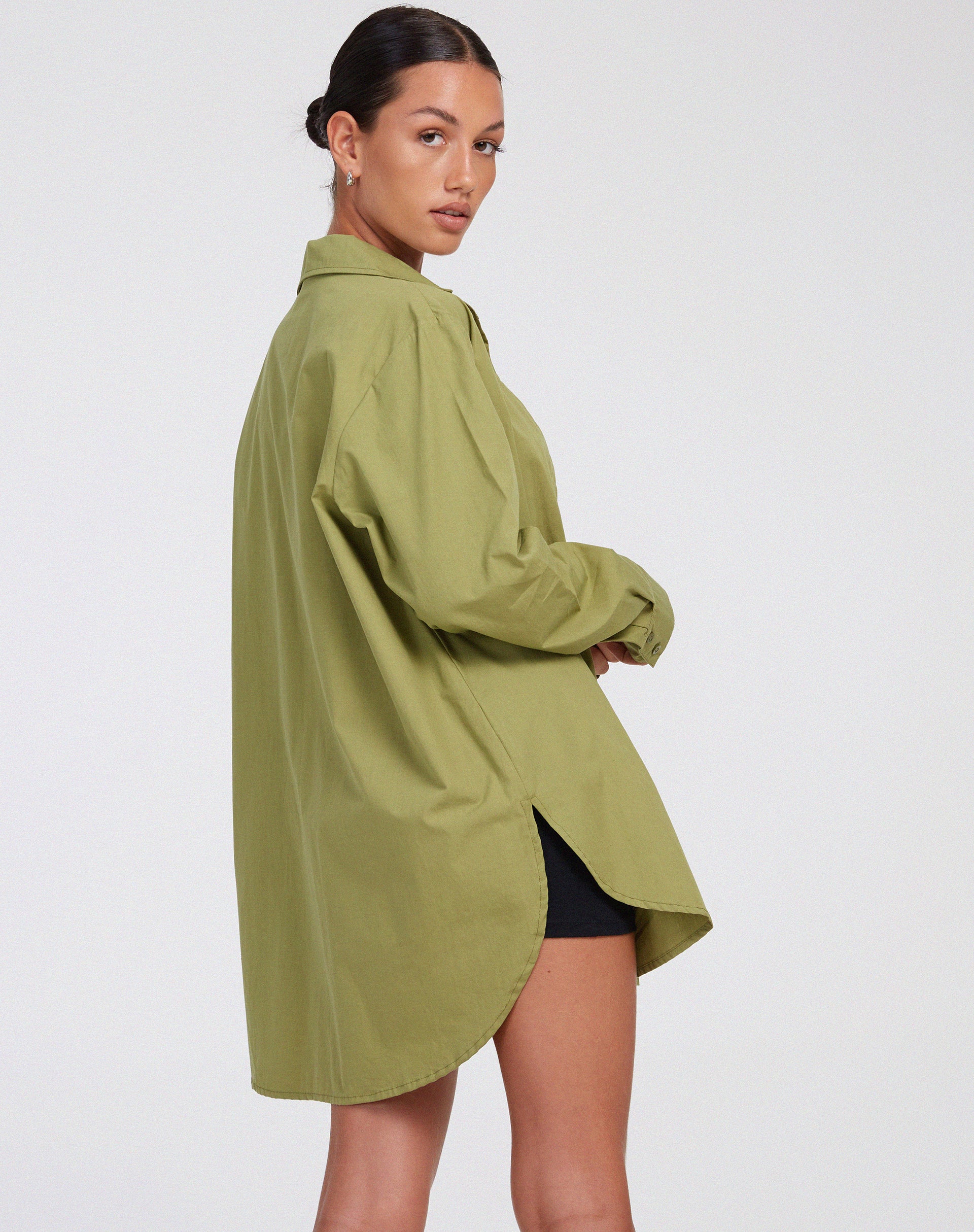 Gane Shirt in Seafoam Green - Awmao