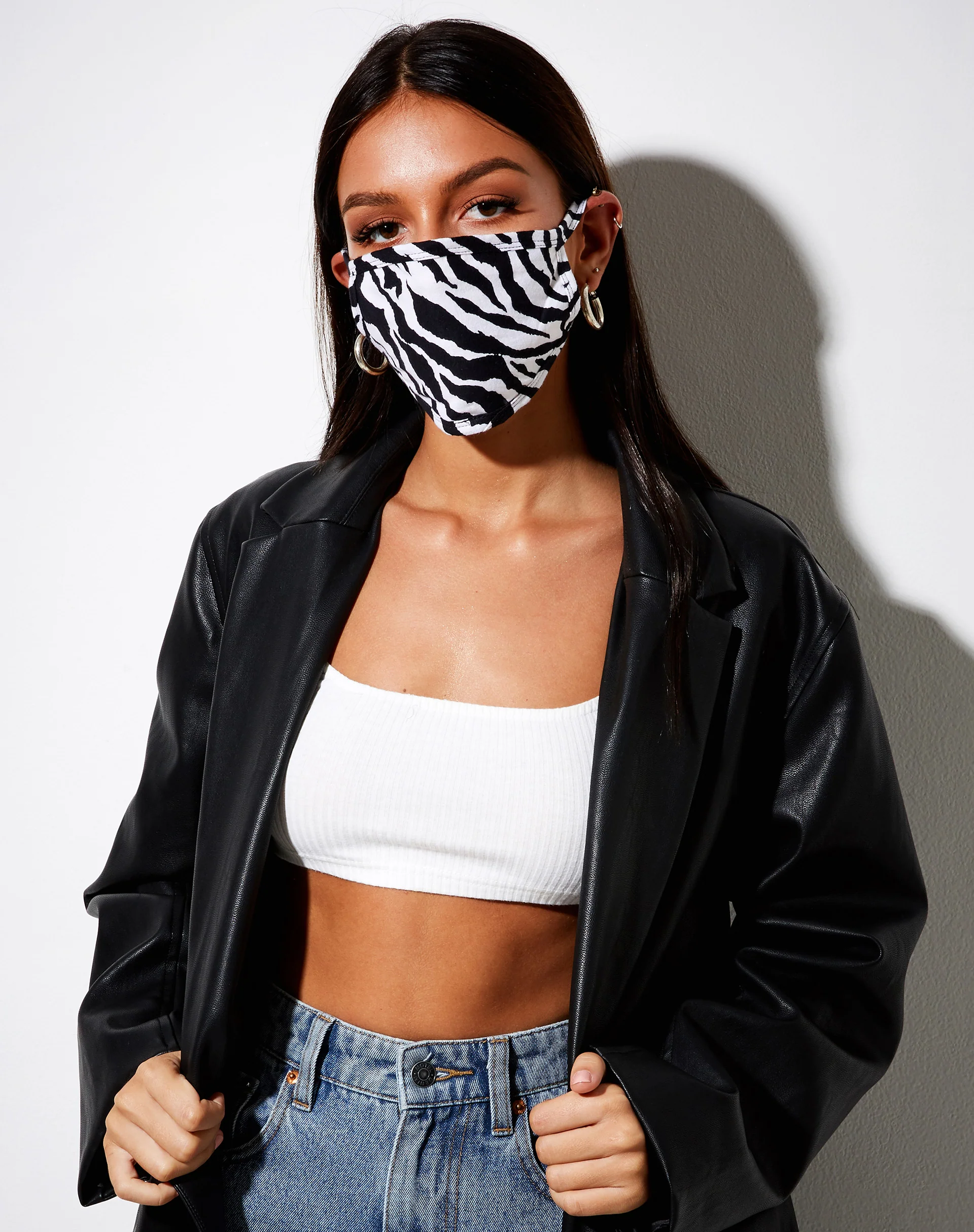 Face Mask in 90's Zebra - Awmao