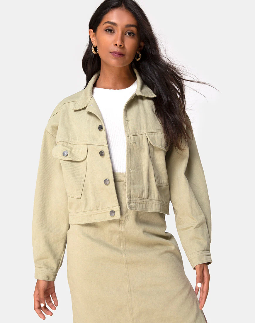 Noma Jacket in Sage - Awmao