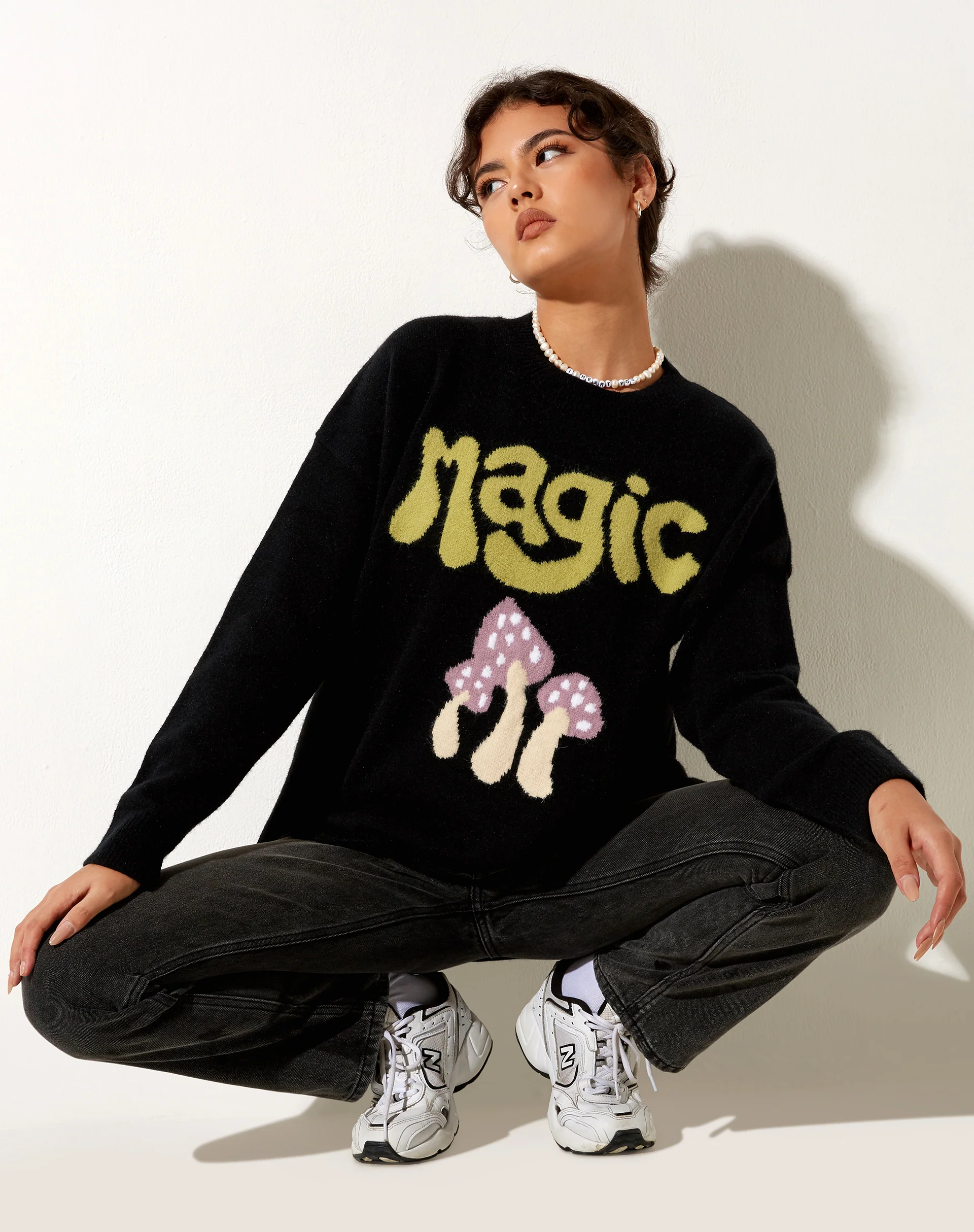 Lulees Jumper in Magic Black - Awmao