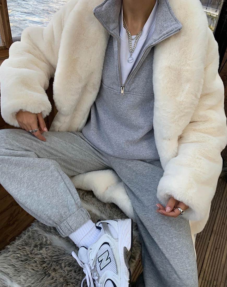 Terence Coat in Ivory - Awmao
