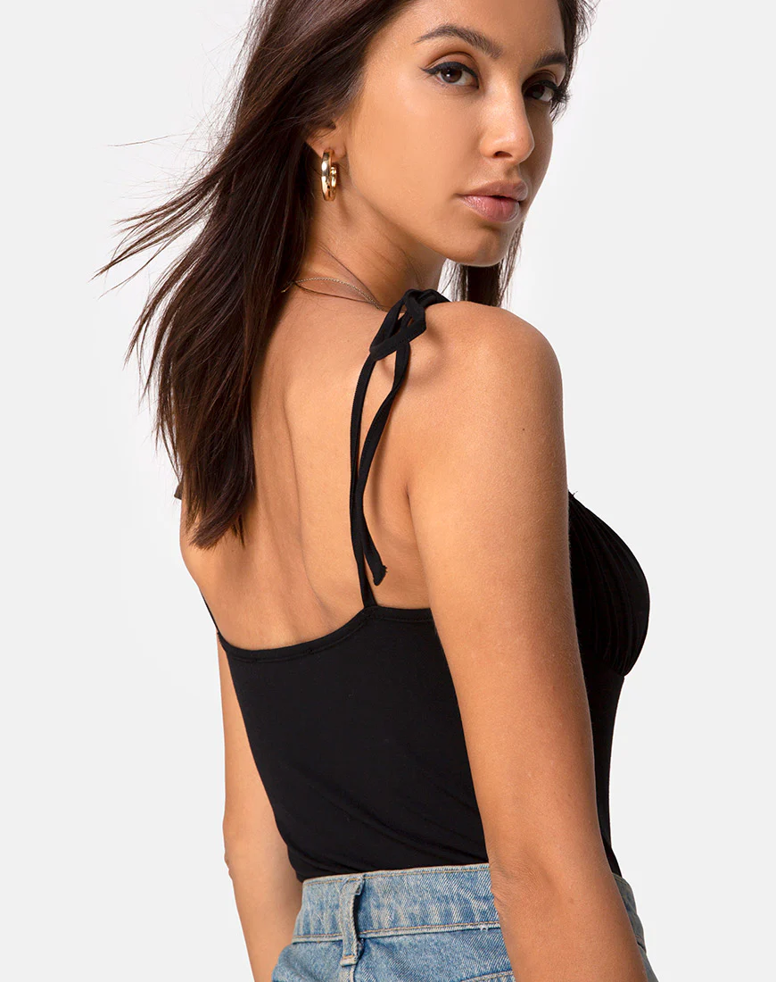 Jella Bodice in Black - Awmao