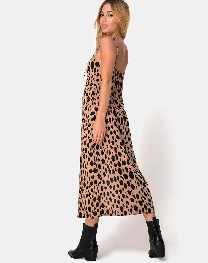 Cypress Midi Dress in Flintstone - Awmao