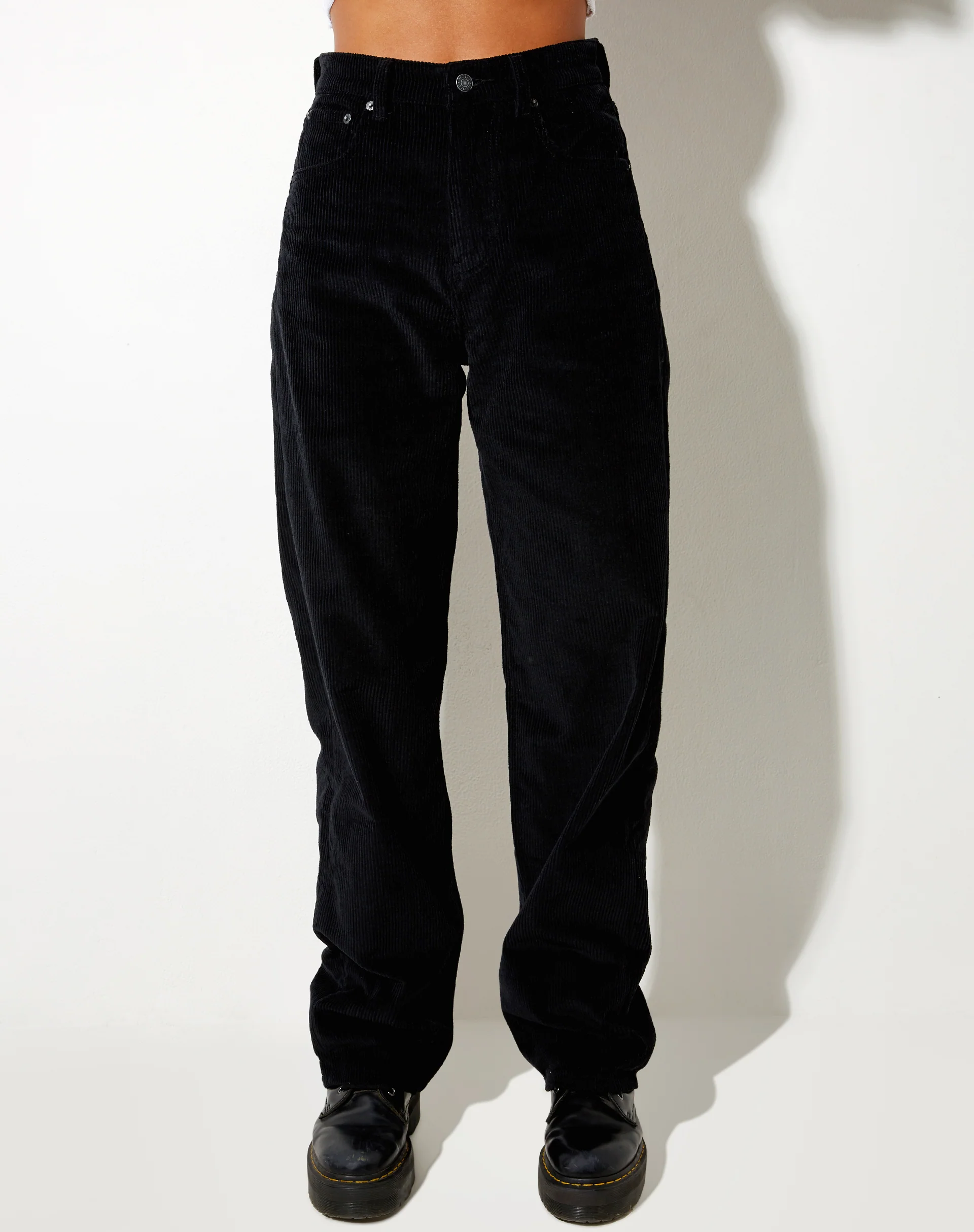 Parallel Jeans in Cord Black - Awmao