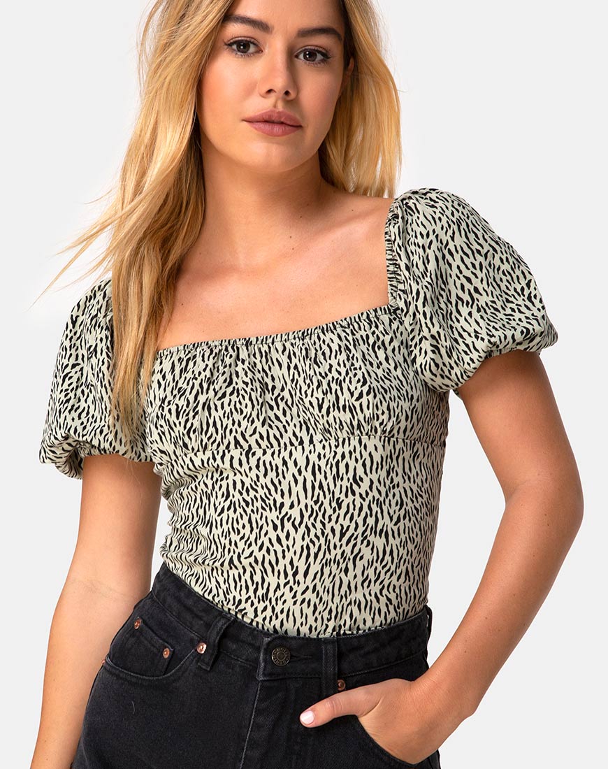 Rocha Top in Mini Jaguar - Awmao