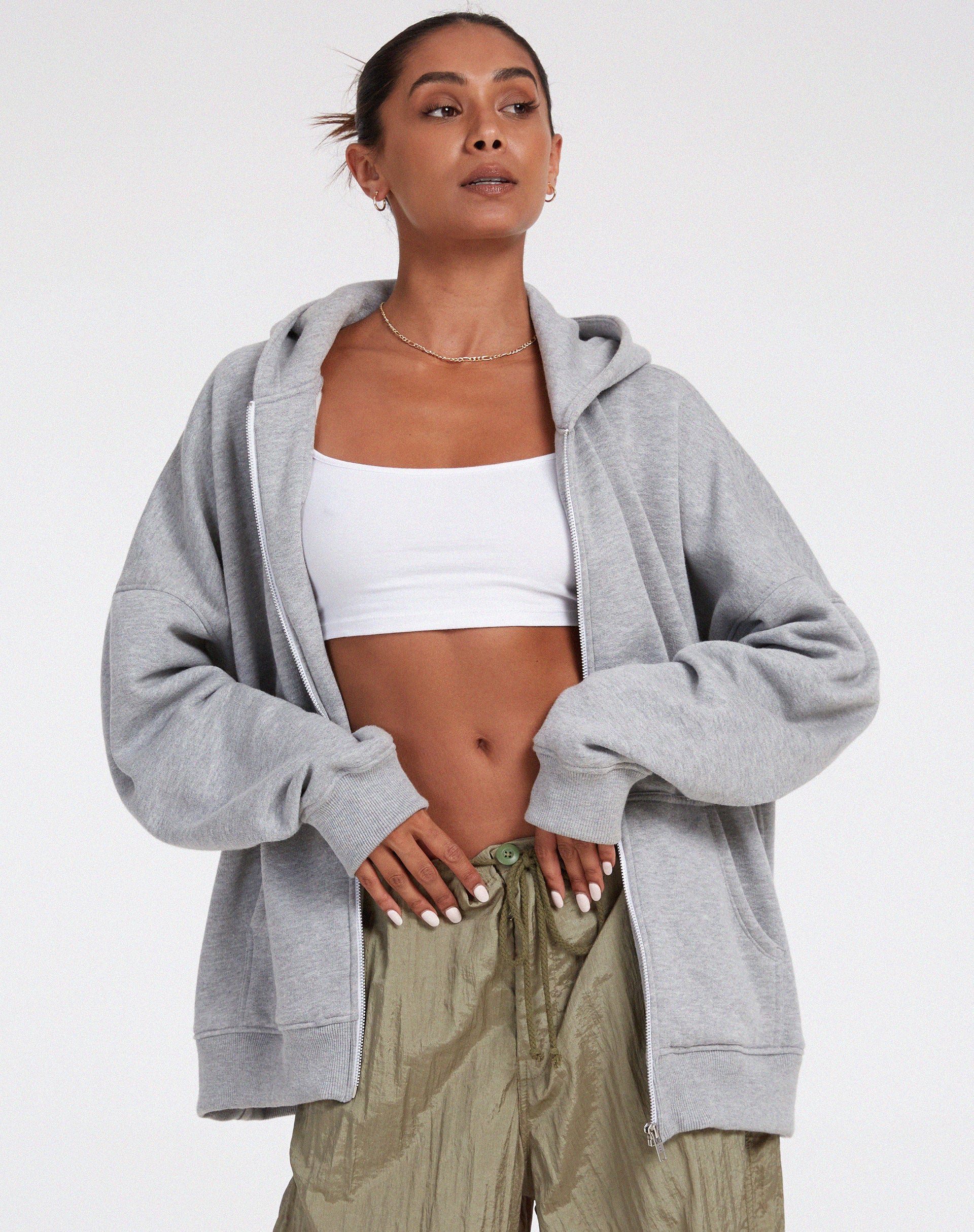 Hollack Hoodie in Greymarl - Awmao
