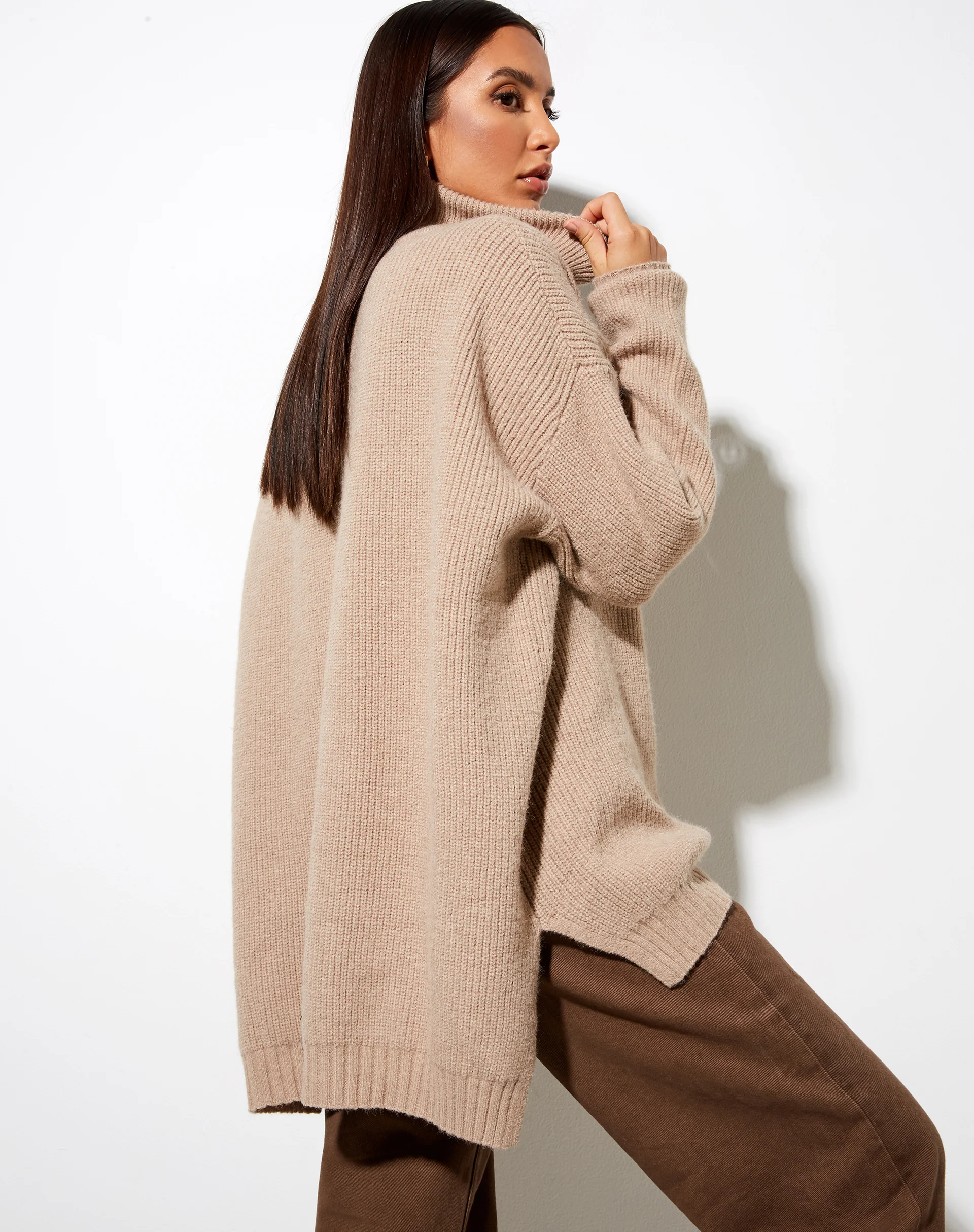 Thach Jumper in Grey Beige - Awmao
