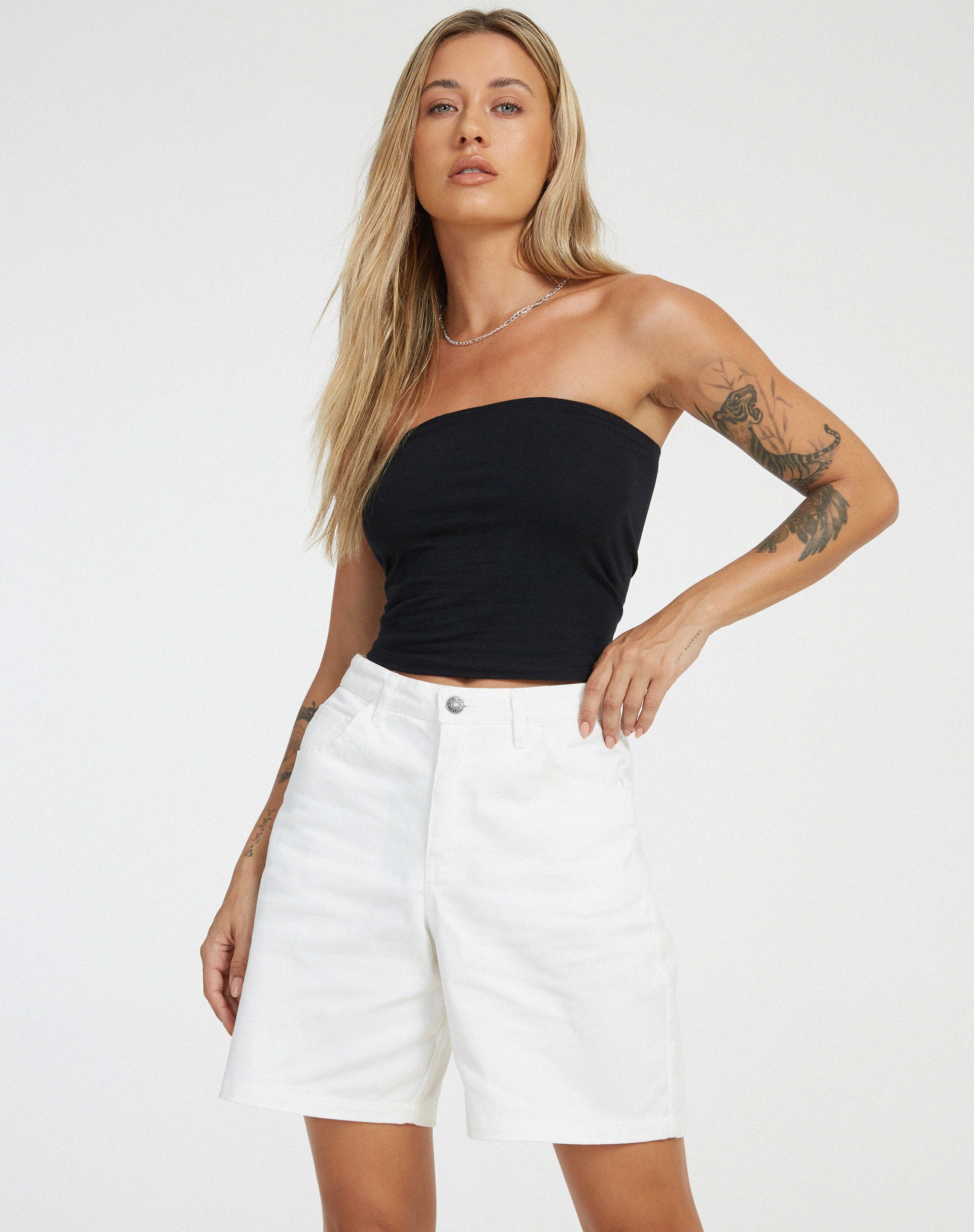 Dad Short in True White - Awmao