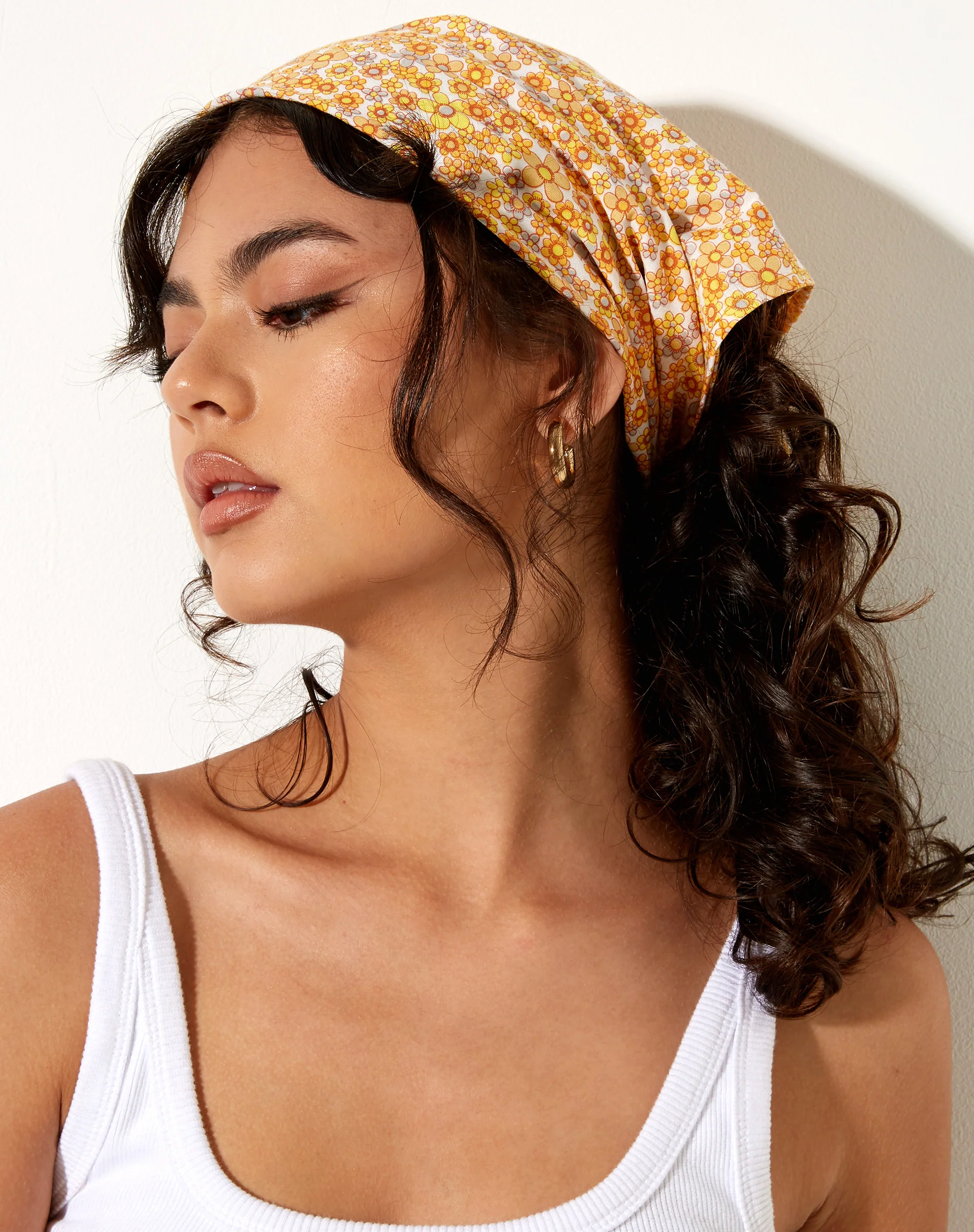 Bandana in Garden Flower Yellow - Awmao