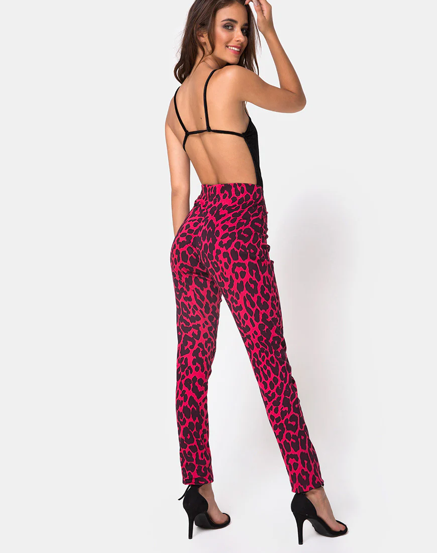Jolim Trouser in Oversize Jaguar Red - Awmao
