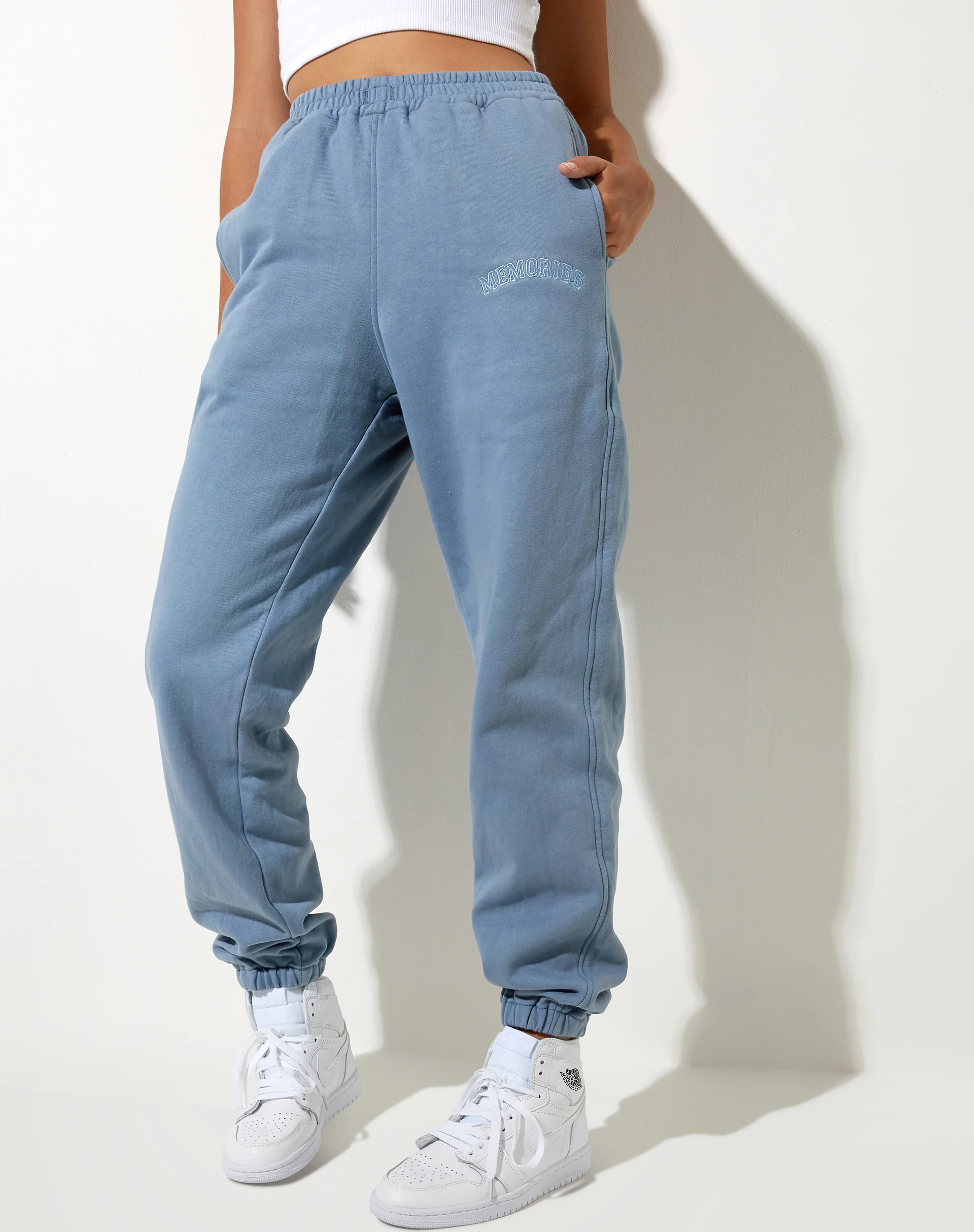 Basta Jogger in Powder Blue Memories Embro - Awmao