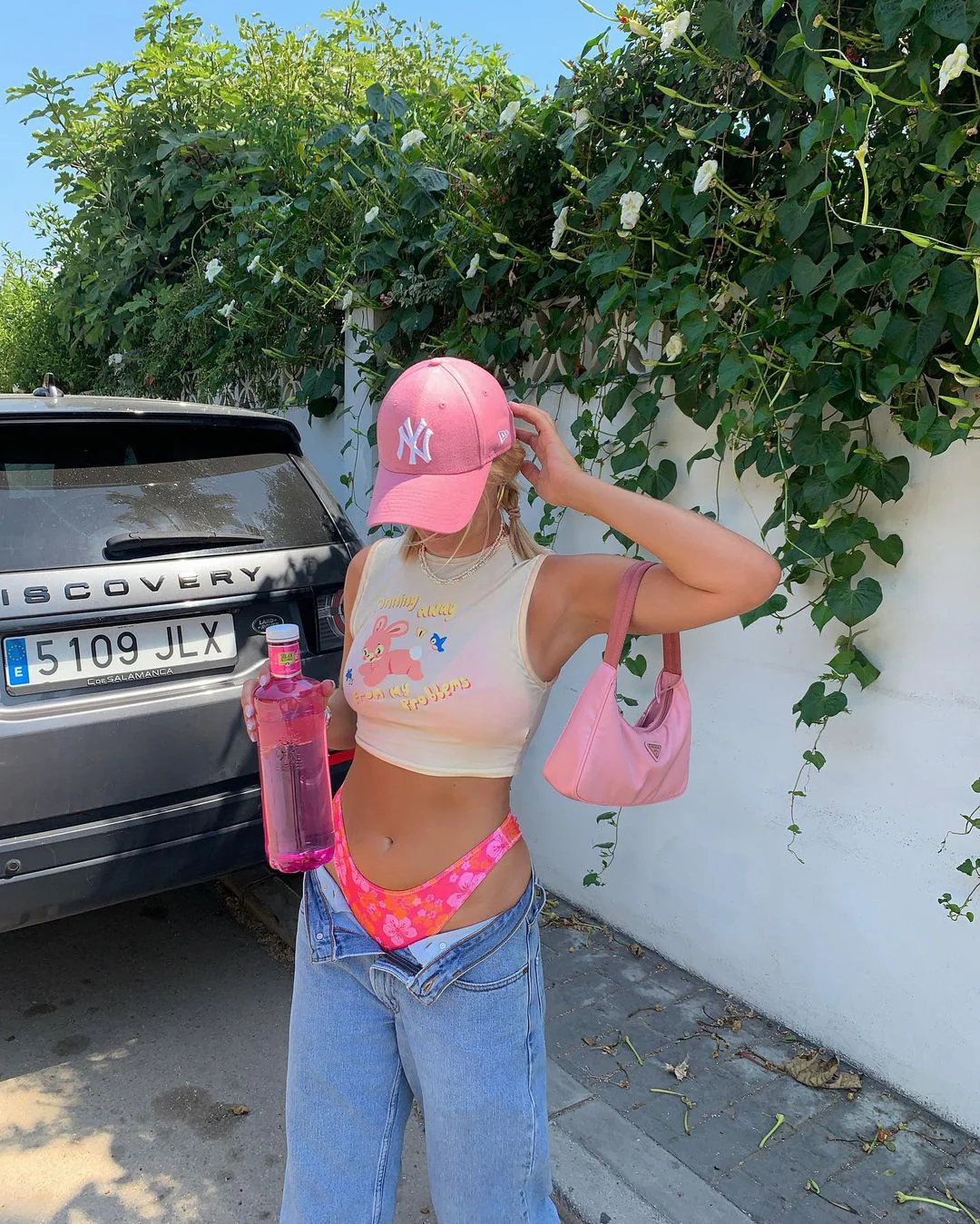 Gimon Crop Top in Buttercream Running Away - Awmao