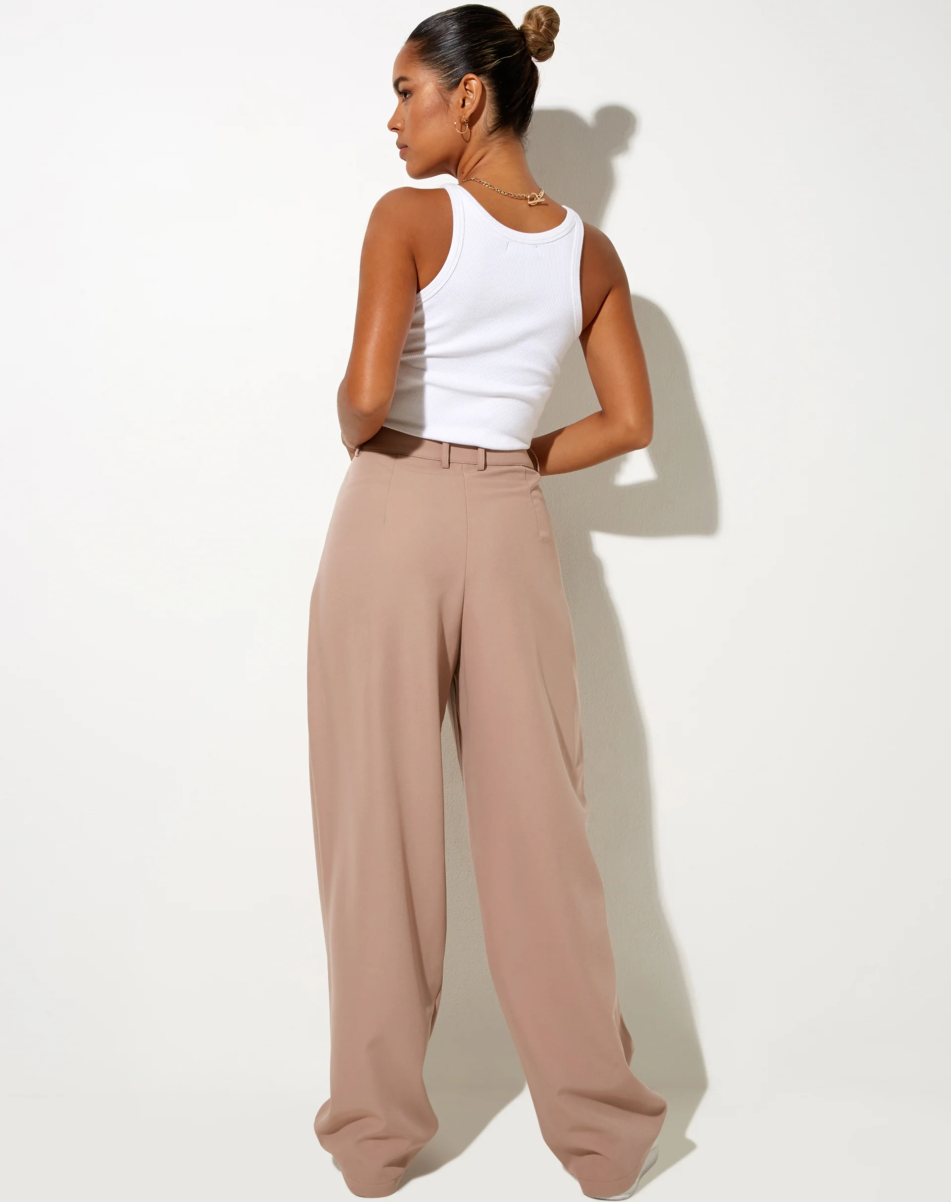 Sakila Trouser in Tailoring Dusty Lilac - Awmao