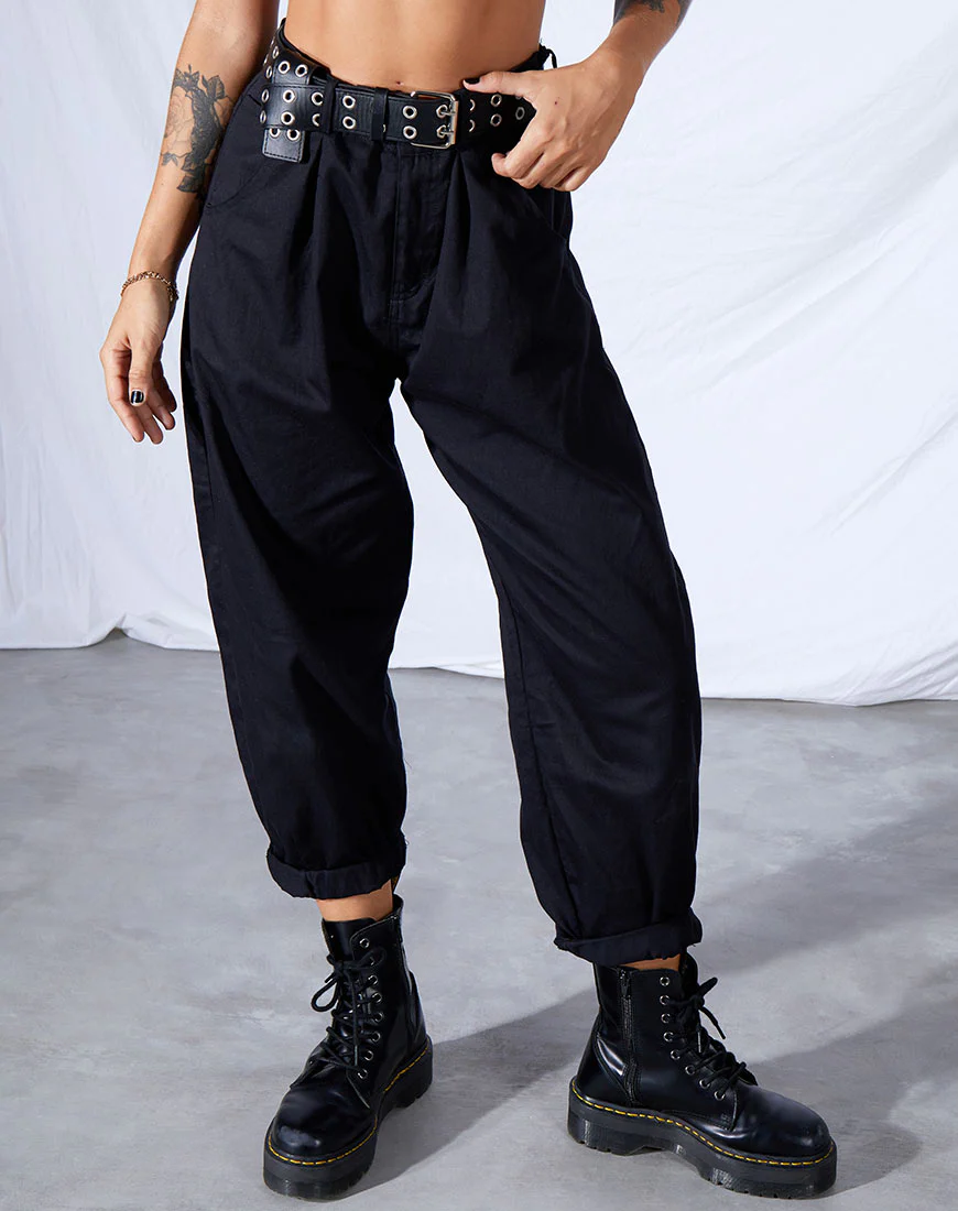 Bogo Pants in Black - Awmao