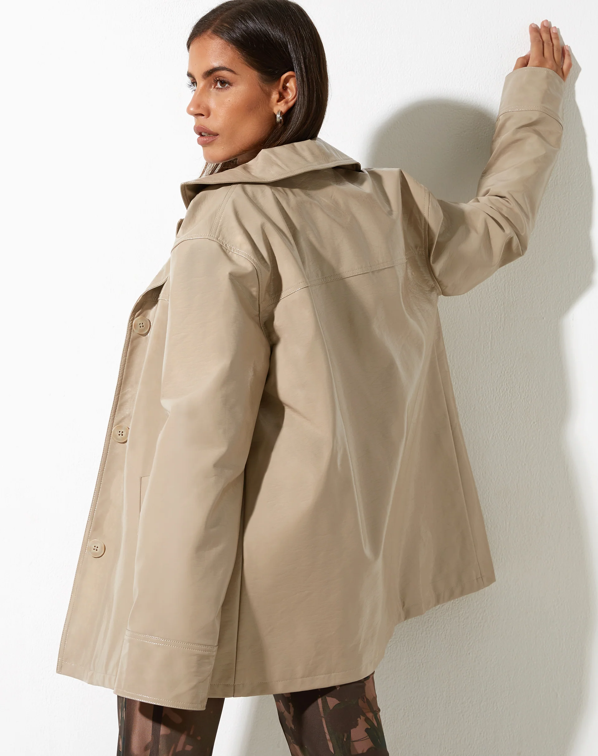 Walta Jacket in PU Putty - Awmao