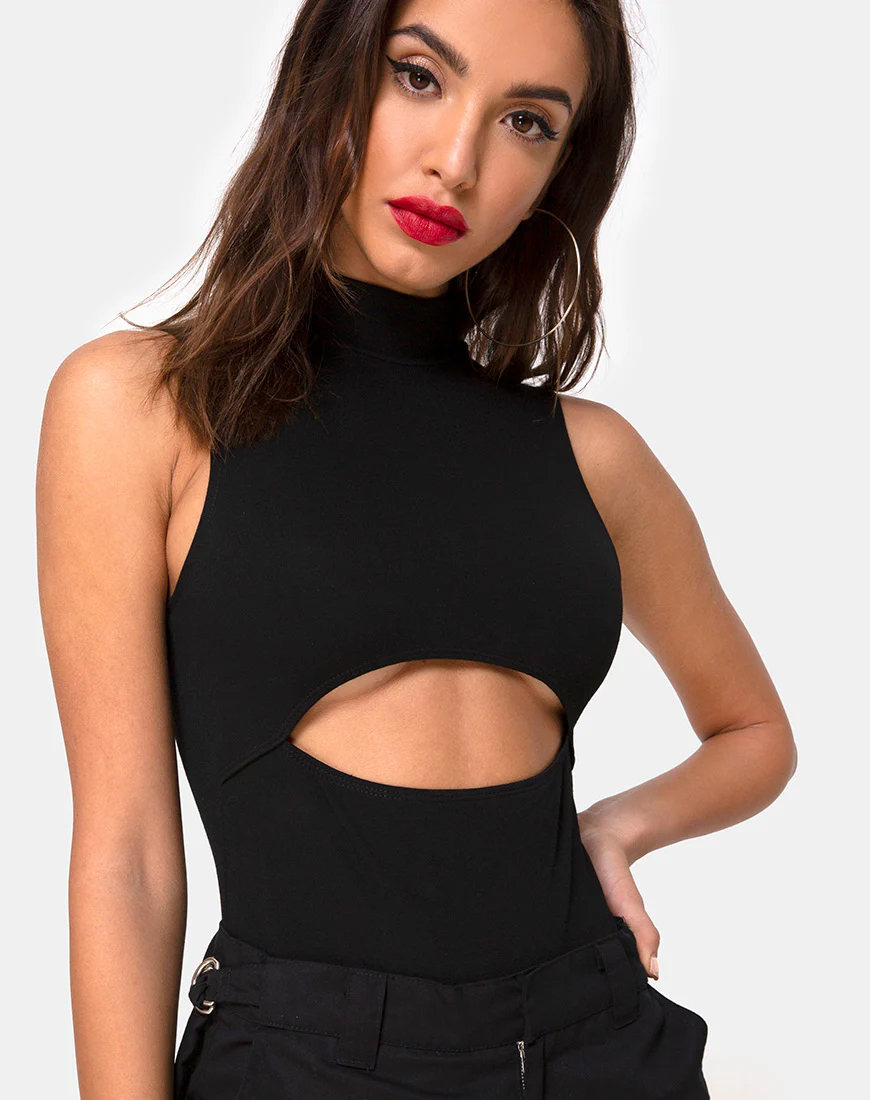 Mewcow Bodice in Black - Awmao