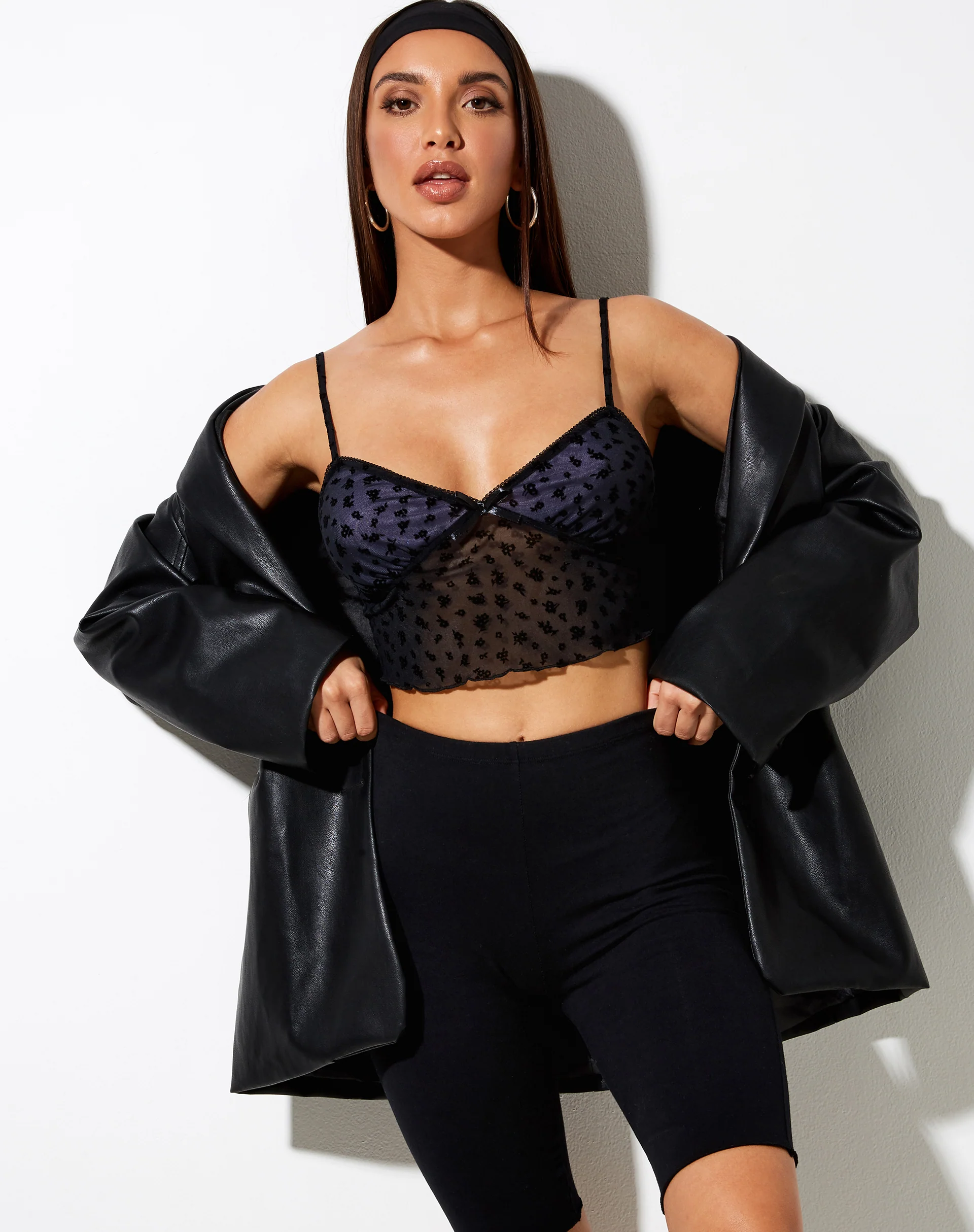 Vane Crop Top in Dainty Daisy Flock - Awmao