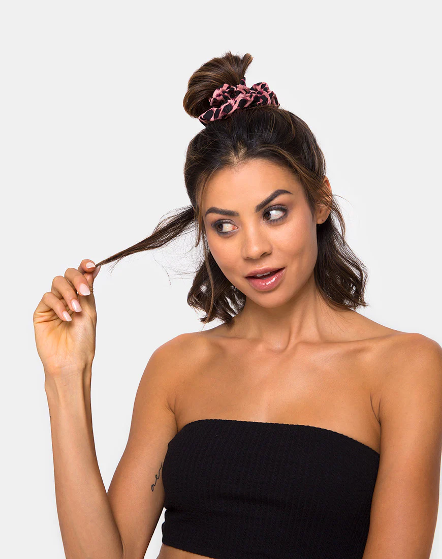 Scrunchie in Pink Cheetah - Awmao