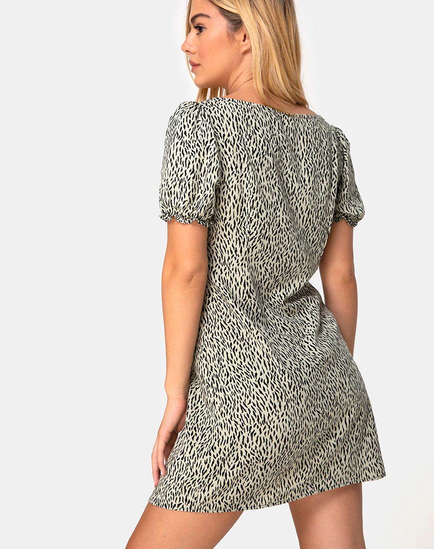 Montero Dress in Mini Jaguar - Awmao