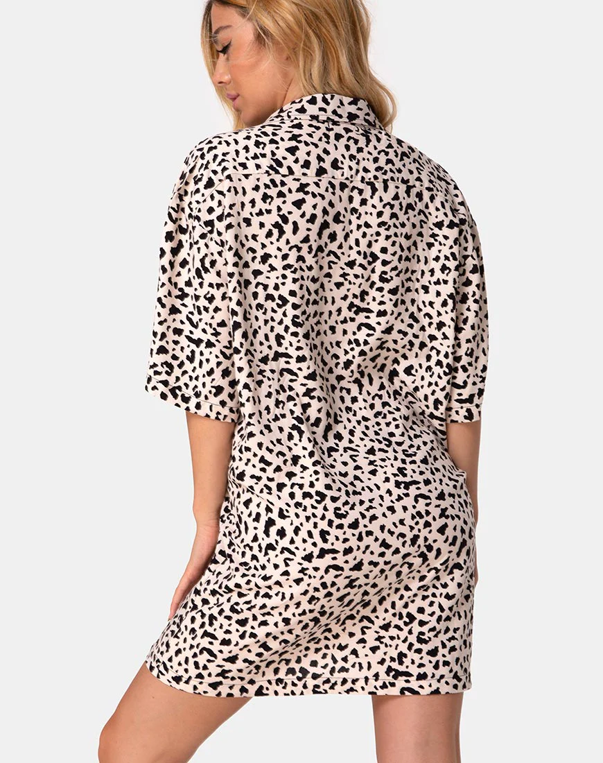 Fresia Mini Dress in Wild Thing - Awmao