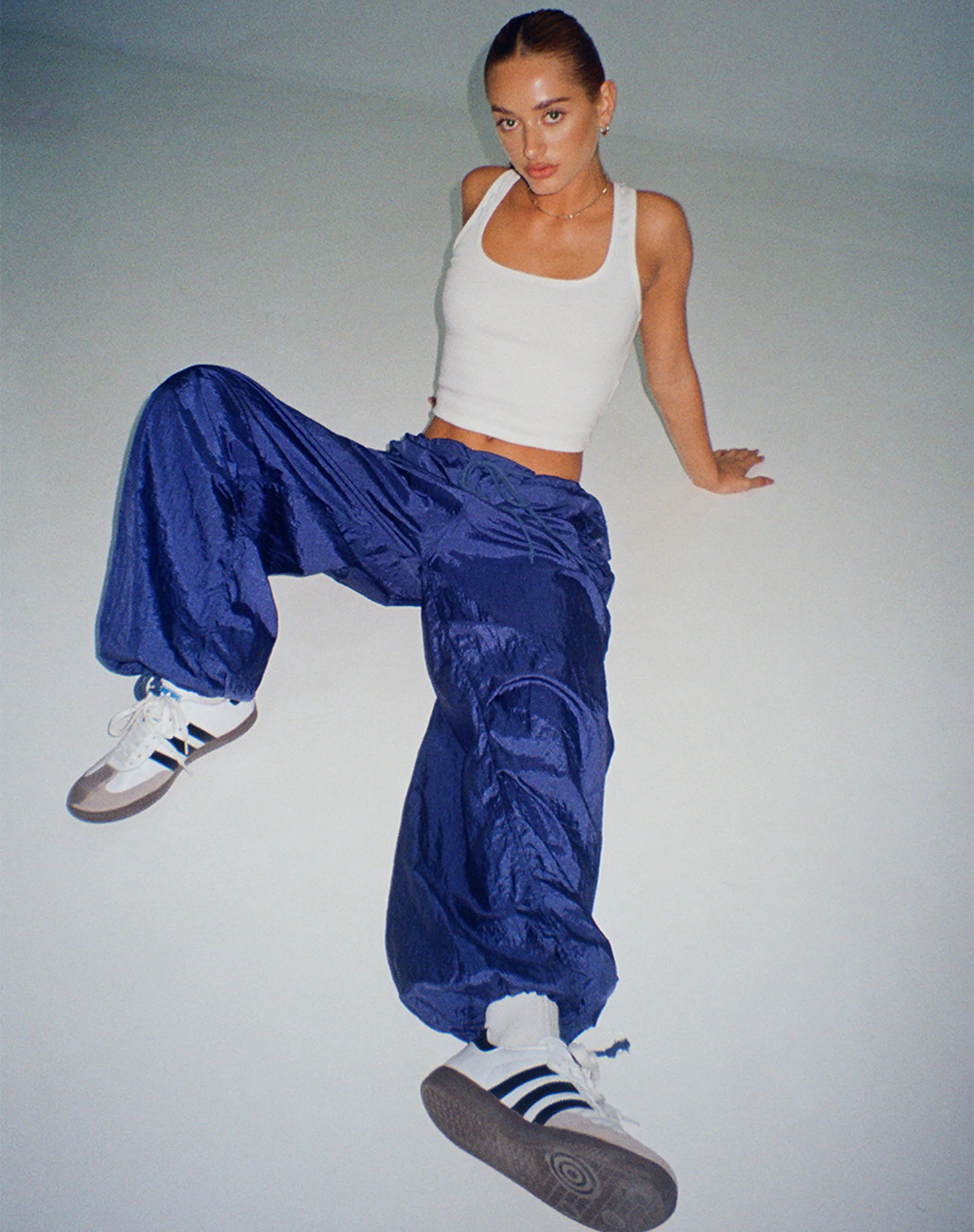 Chute Trouser in Navy - Awmao