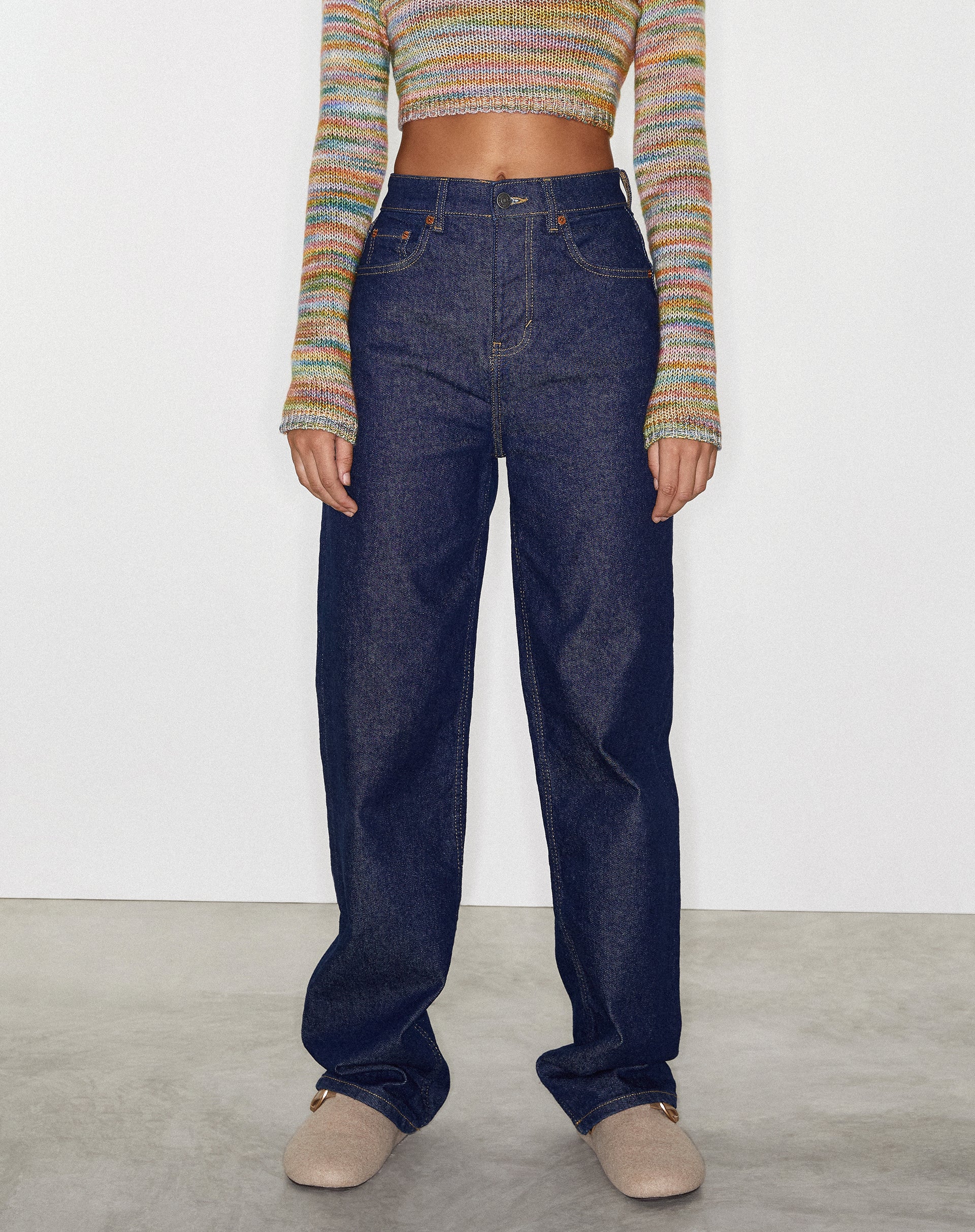 Parallel Jeans in Rinse Blue Wash - Awmao