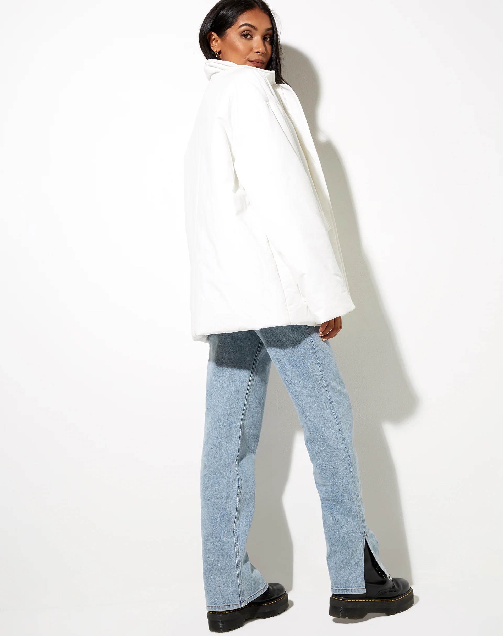 Nemy Jacket in Ivory - Awmao