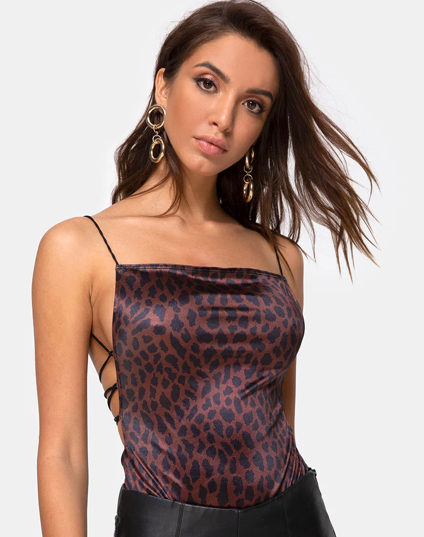 Koza Bodice in Coco Animal - Awmao
