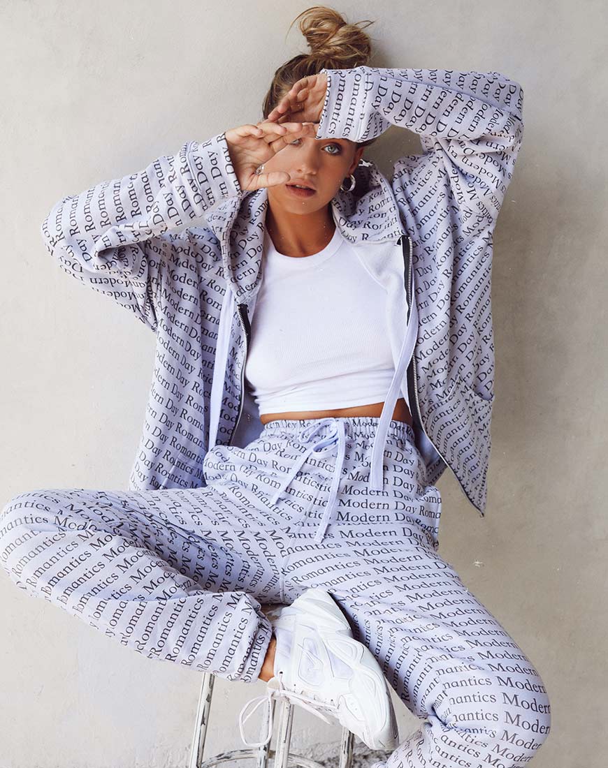 Basta Jogger in Modern Day Romantics Grey - Awmao