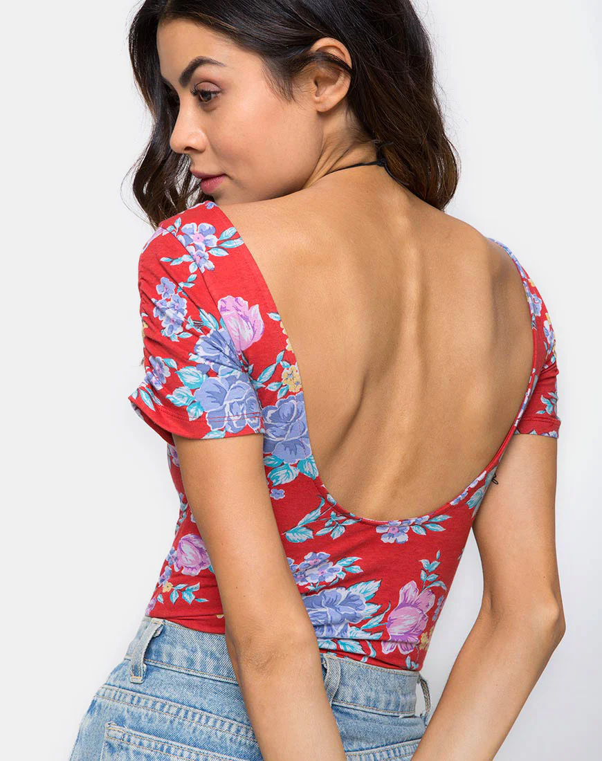 Galay Plunge Bodice in Vintage Fleur - Awmao