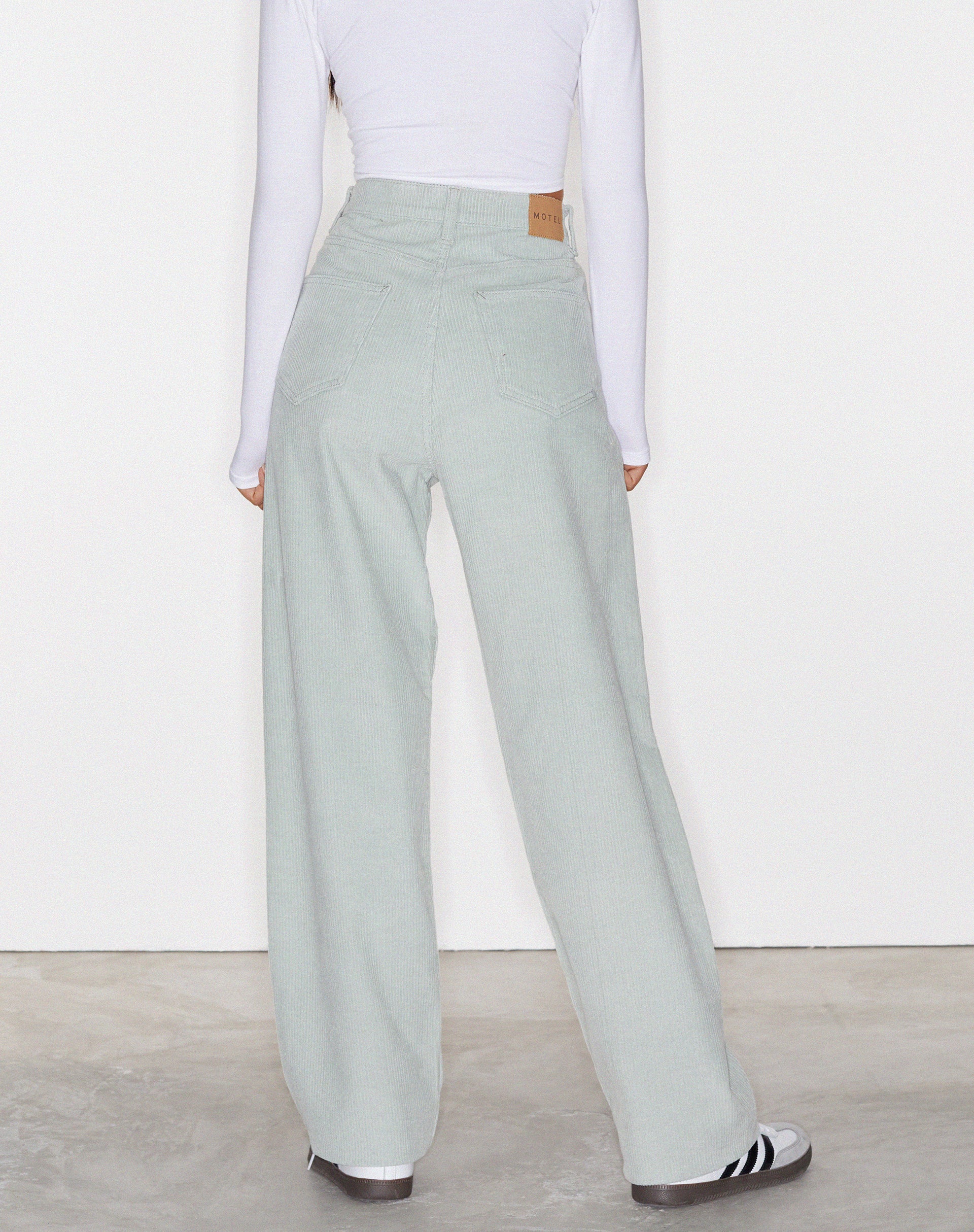 Parallel Jeans in Cord Washed Blue - Awmao