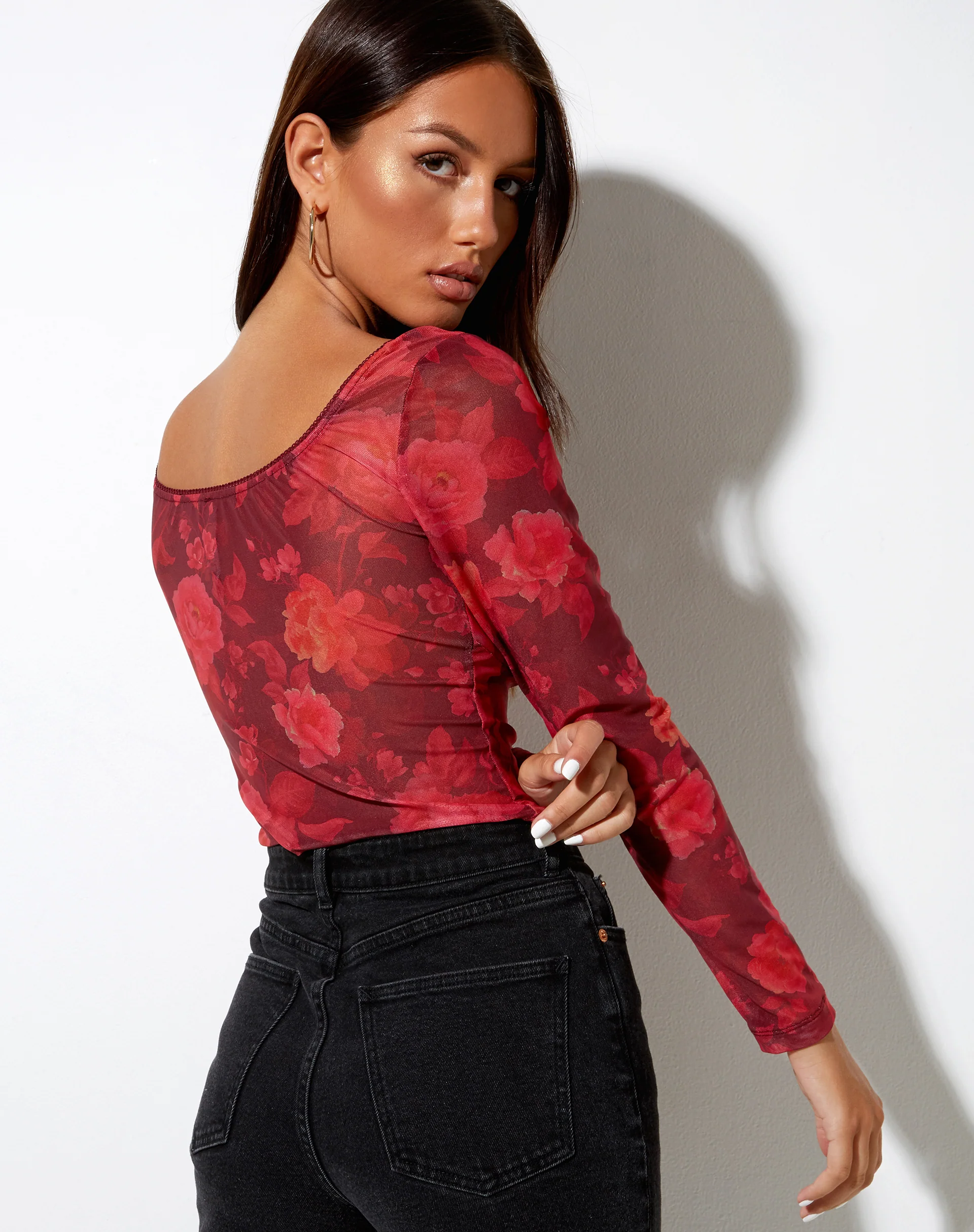 Glaster Crop Top in Rough Rose - Awmao