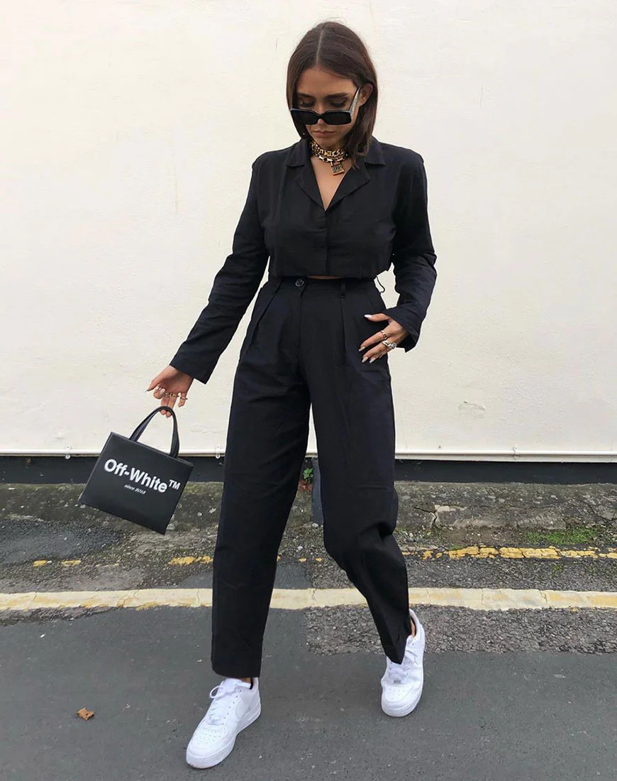 Misca Trouser in Black - Awmao