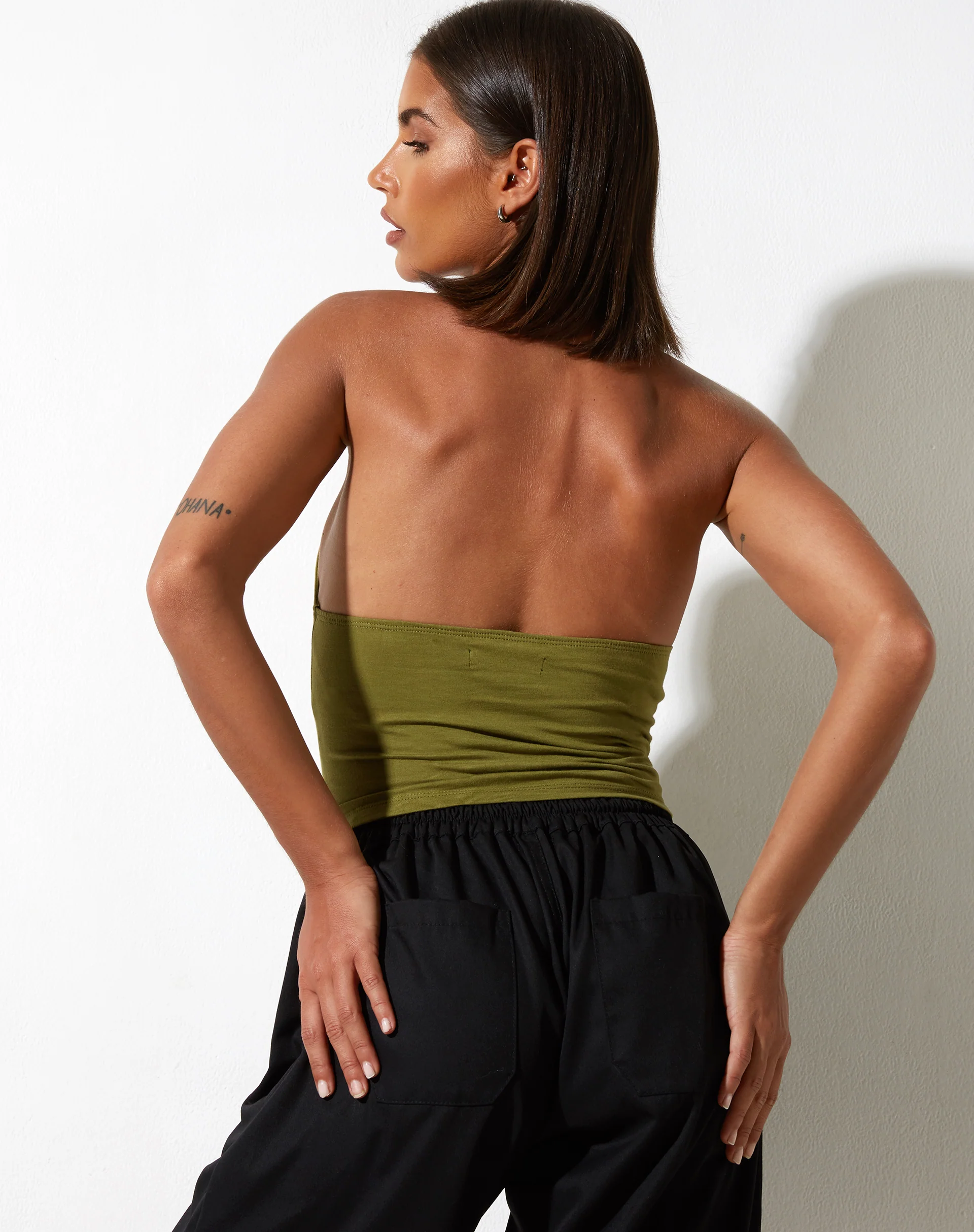 Jarisya Top in Khaki - Awmao