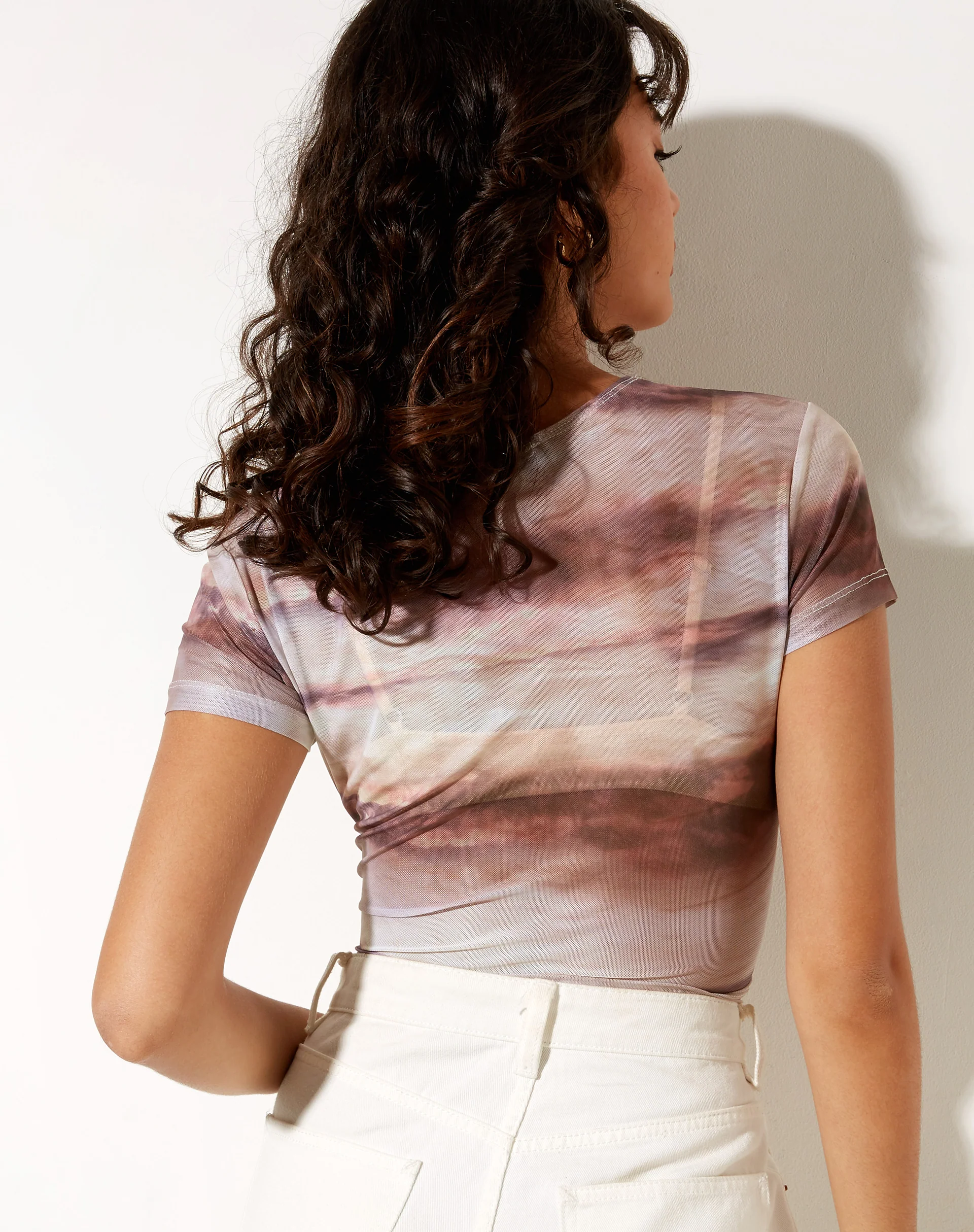 Wity Tee in Abstract Animal Skin - Awmao