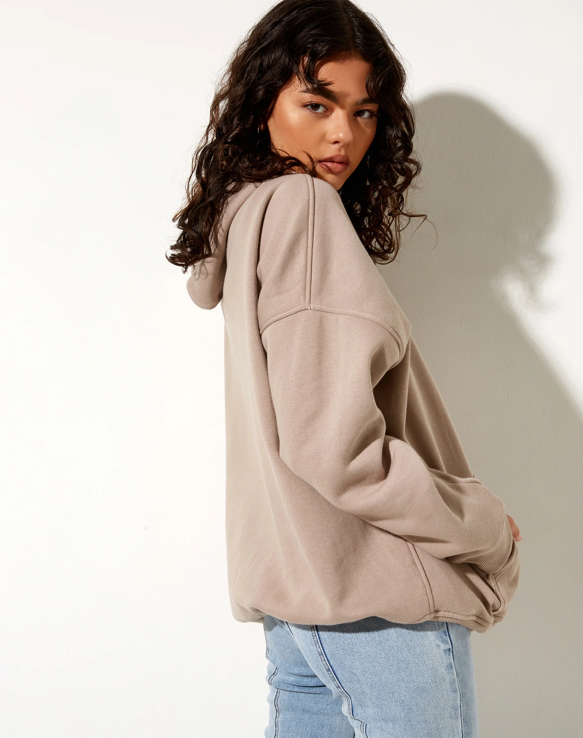 Oversize Hoodie in Mushroom Cute But Psycho - Awmao