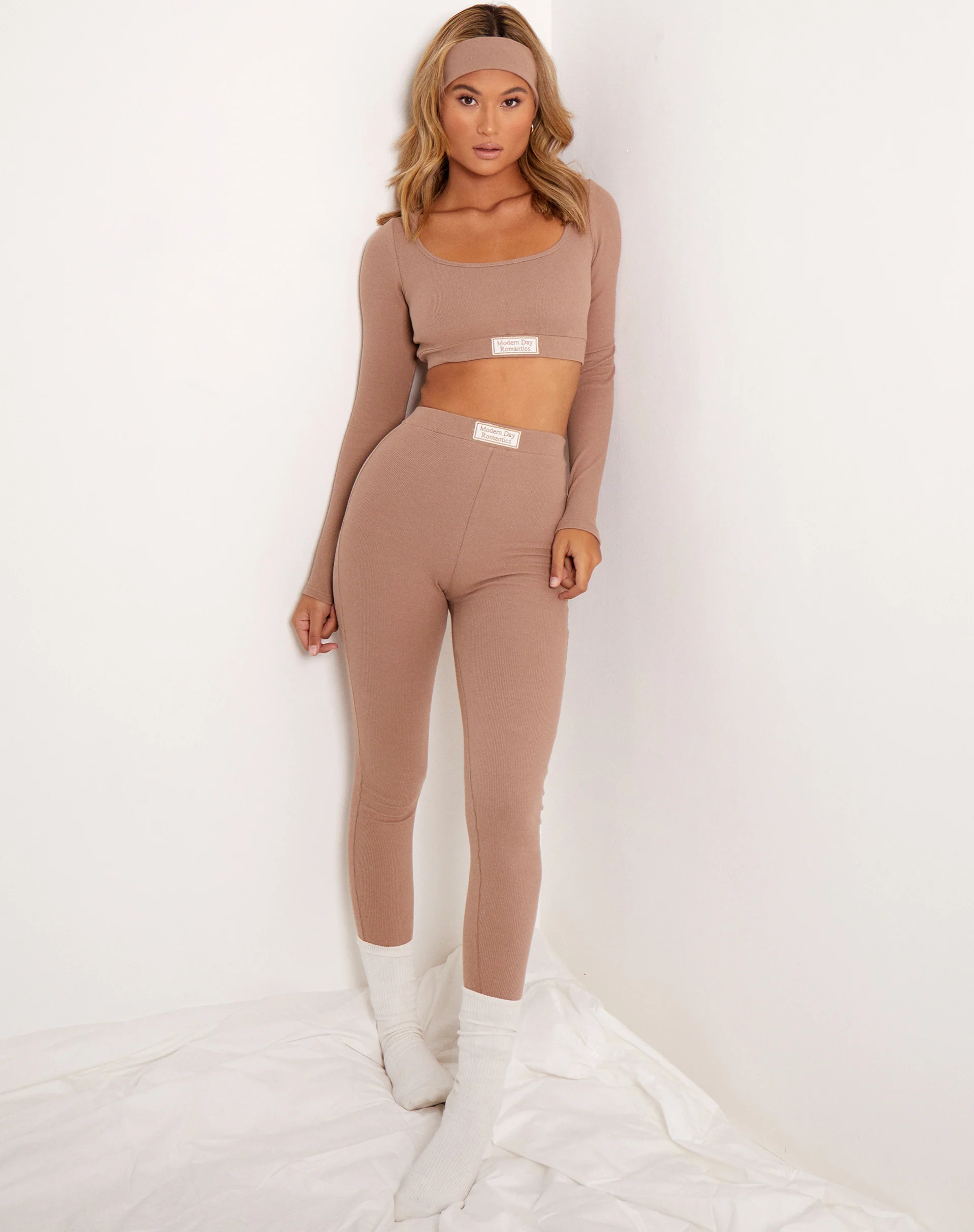 Lulla Legging in Silver Mink in Modern Day Label Embro - Awmao