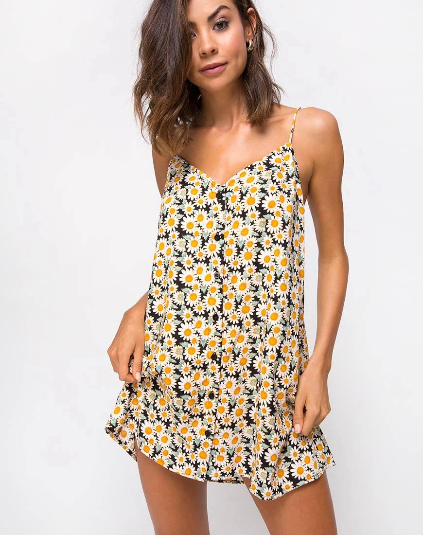Sanna Slip Dress in Delightful Daisy - Awmao