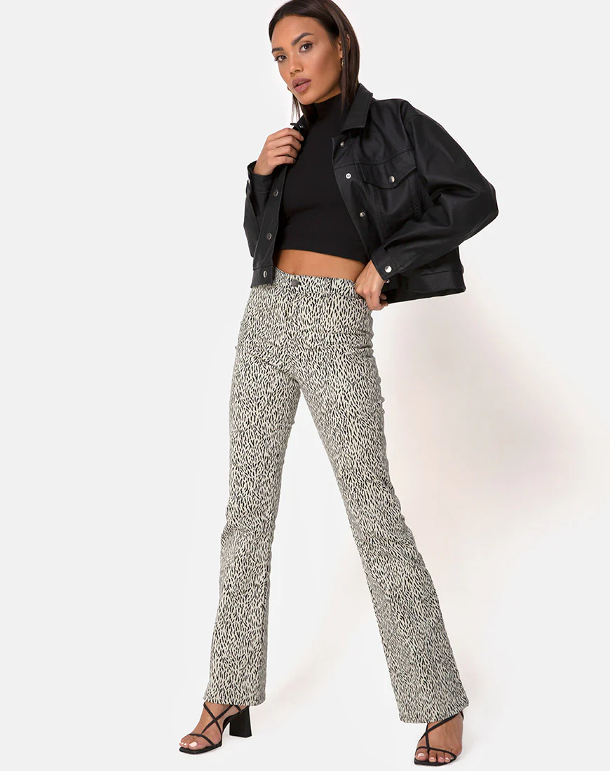 Zoven Trousers in Mini Jaguar - Awmao