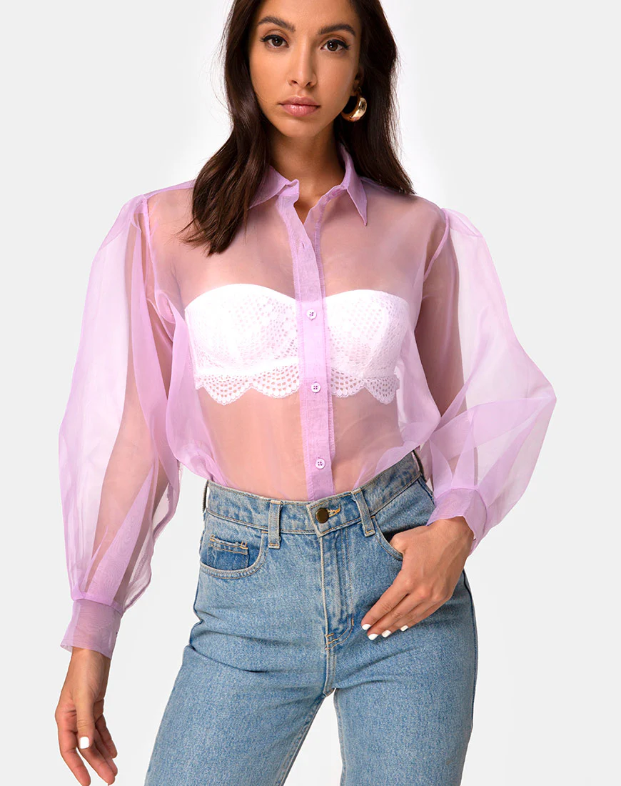 Makiza Top in Lilac - Awmao