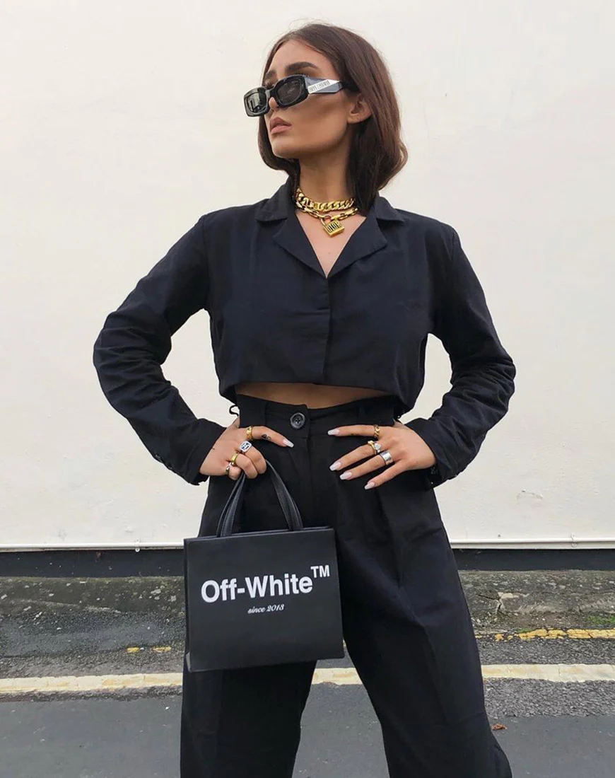 Noly Blazer in Black - Awmao