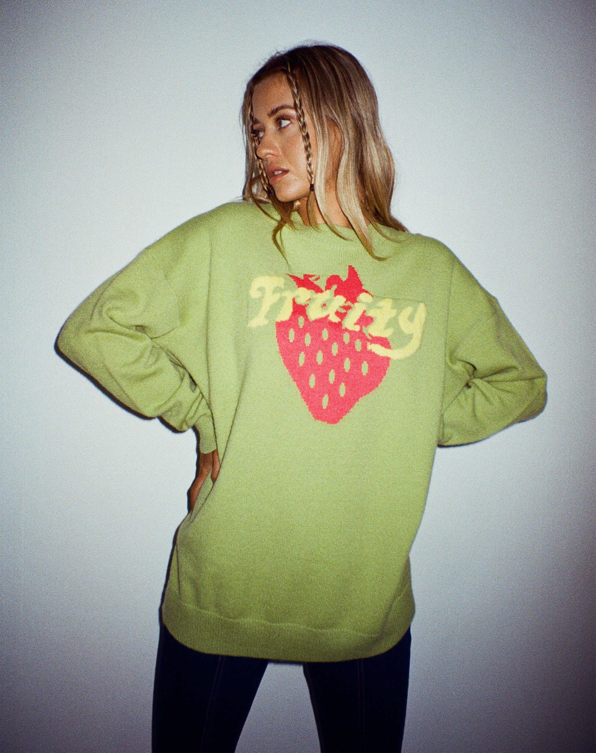Lulees Jumper in Lime Fruity - Awmao