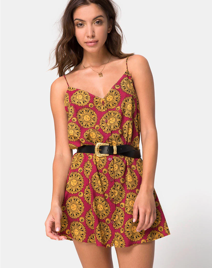 Sanna Slip Dress in Sundial - Awmao
