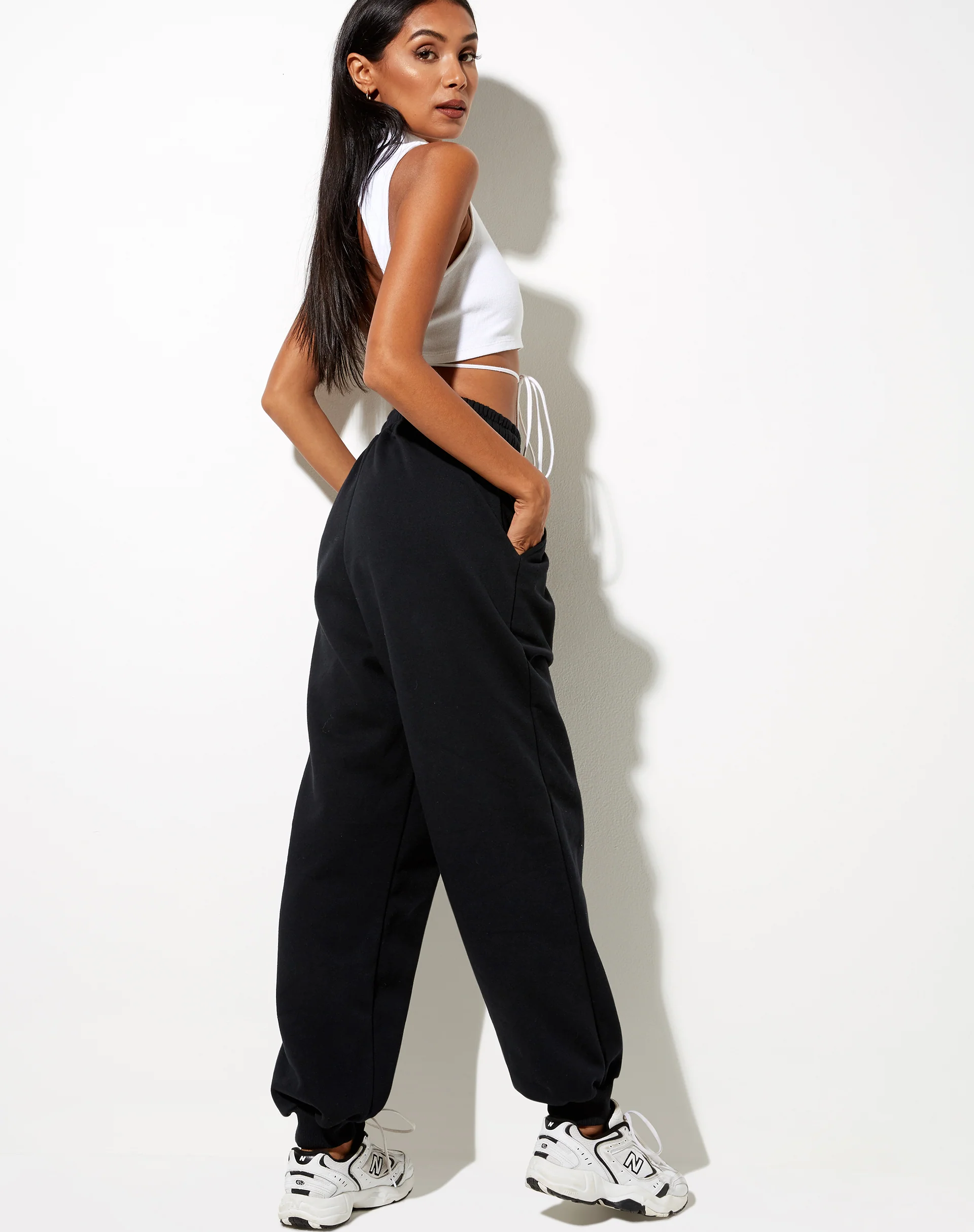 Roider Jogger in Black Mushroom Red Embro - Awmao