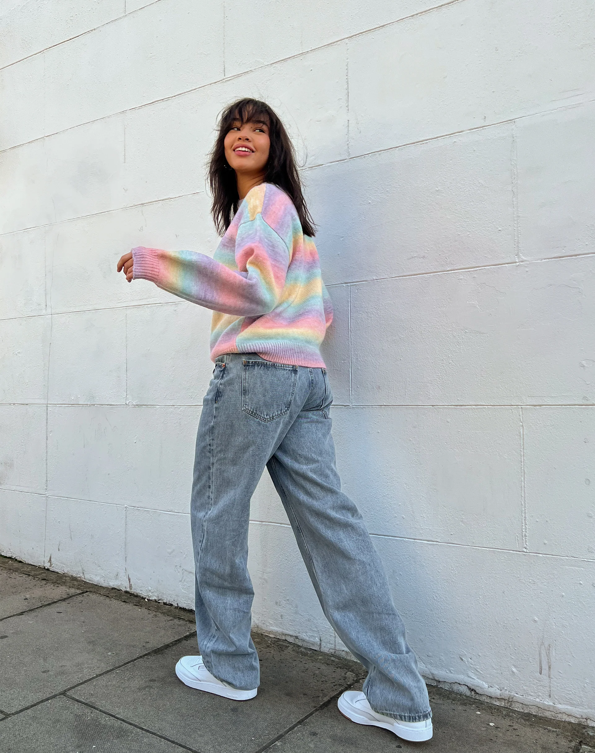 Ammaria Jumper in Purple and Blue - Awmao