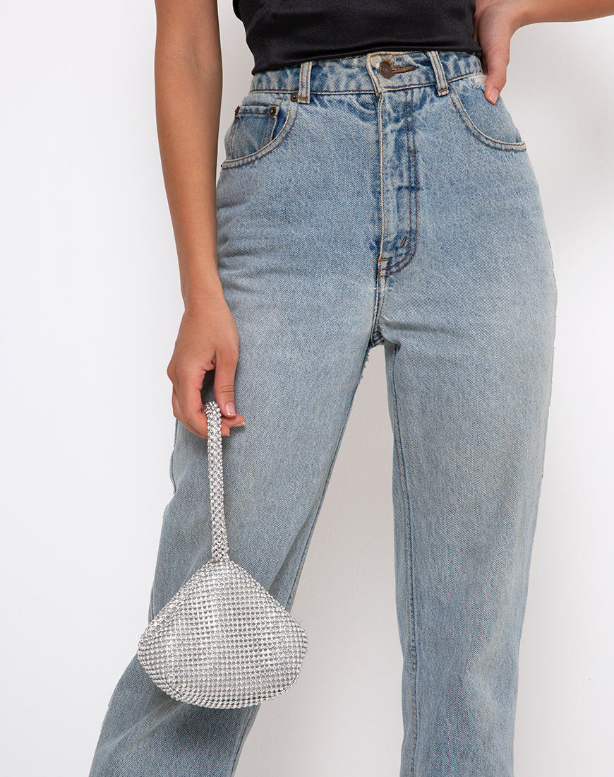 Chloe Purse in Silver - Awmao