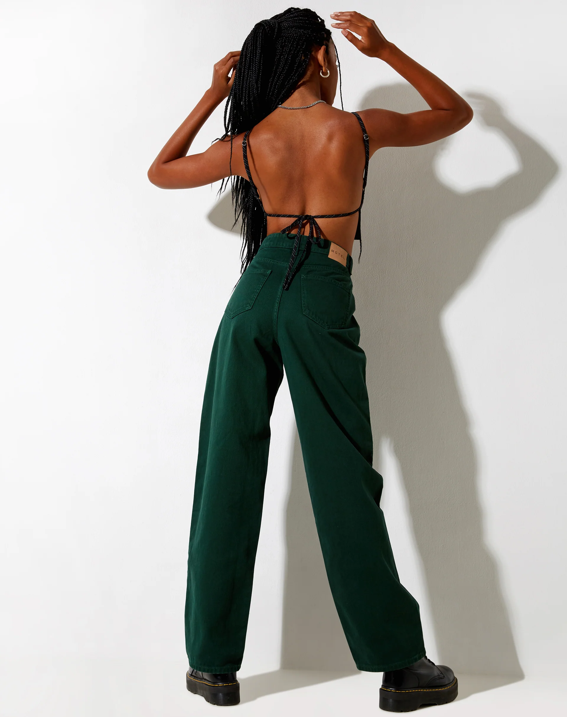 Parallel Jeans in Forest Green - Awmao